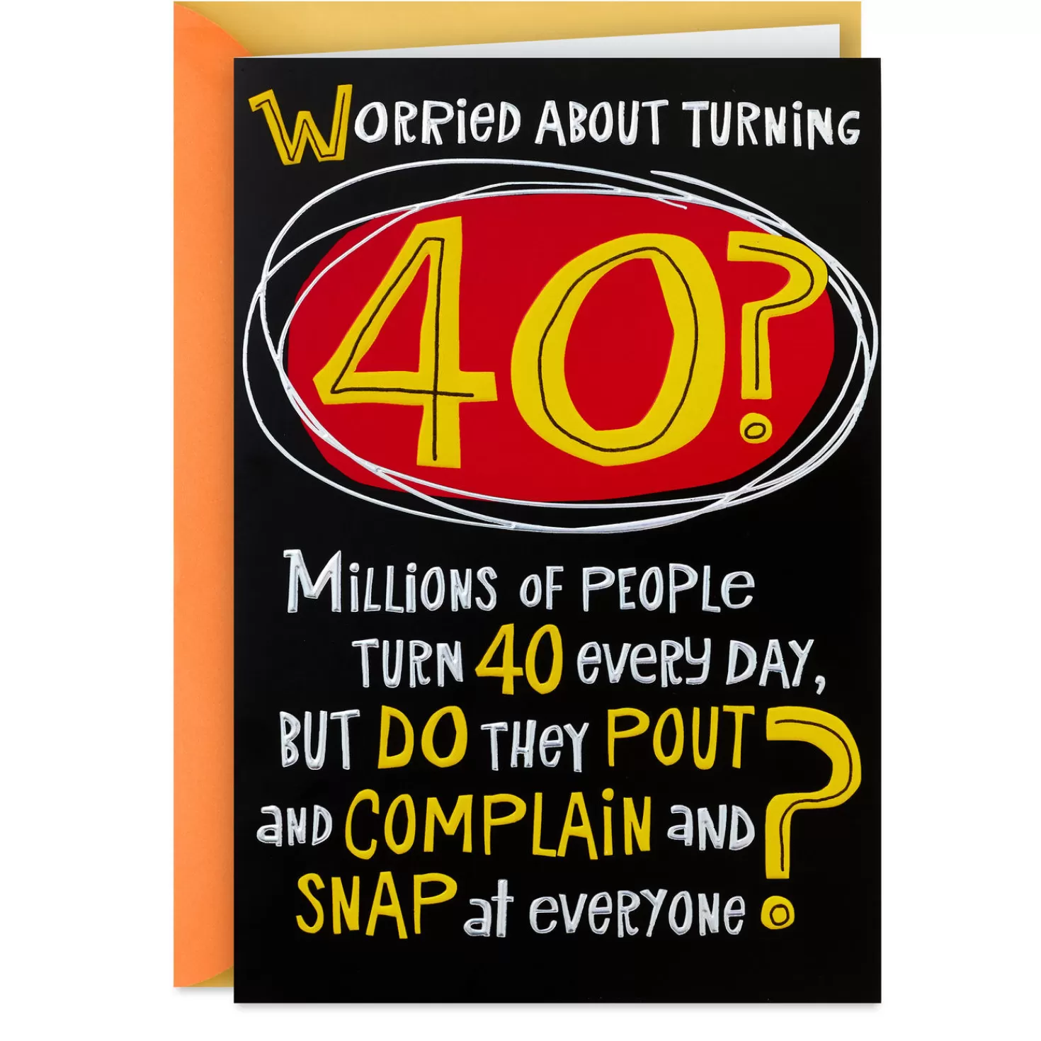 Birthday>Hallmark What Old People Do Funny 40Th Birthday Card