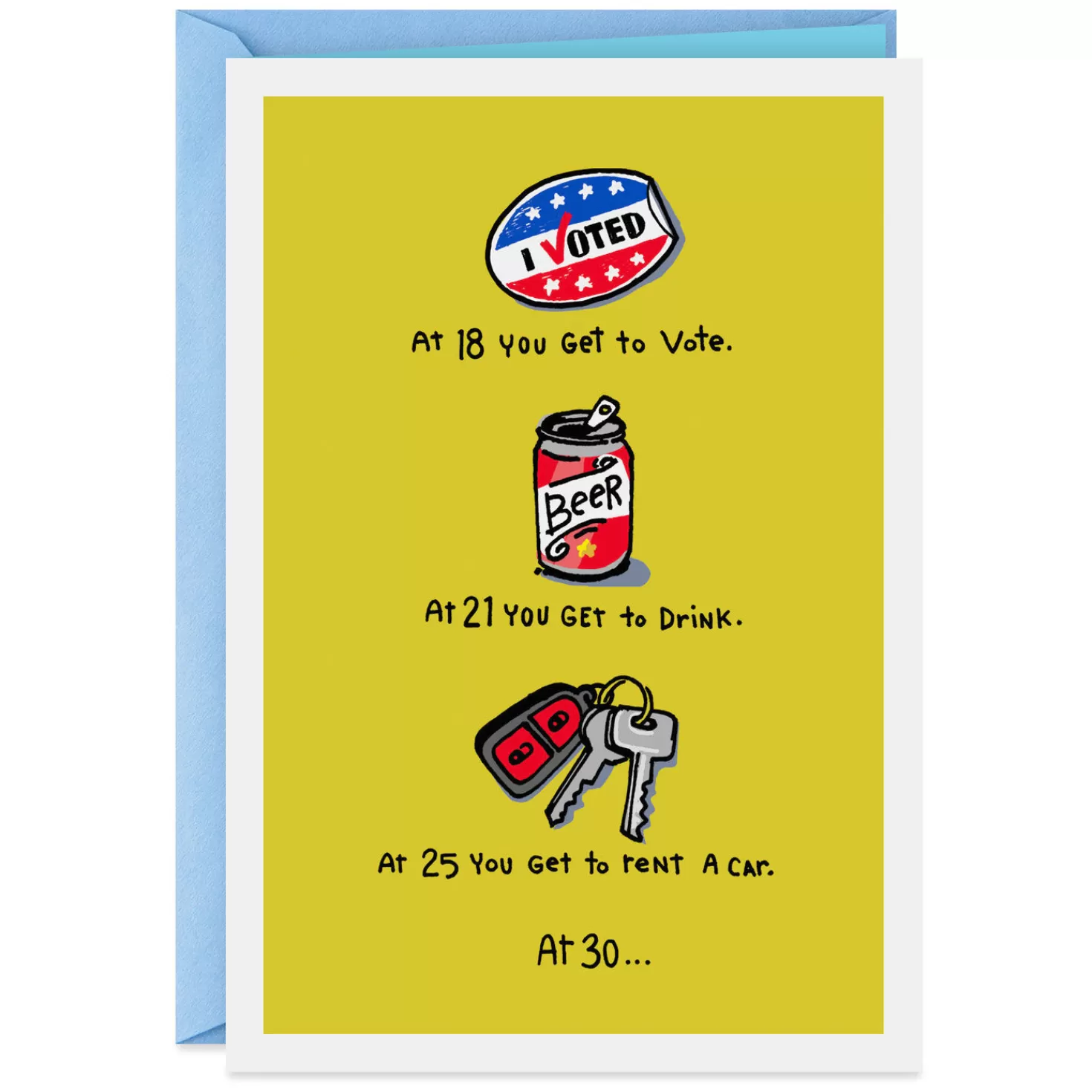 Birthday>Hallmark What You Get To Do Funny 30Th Birthday Card