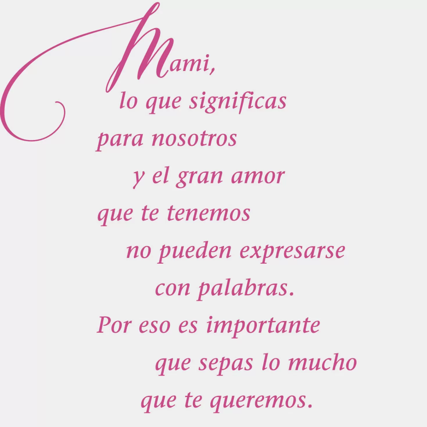 Birthday>Hallmark What You Mean To Us Spanish-Language Birthday Card For Mom