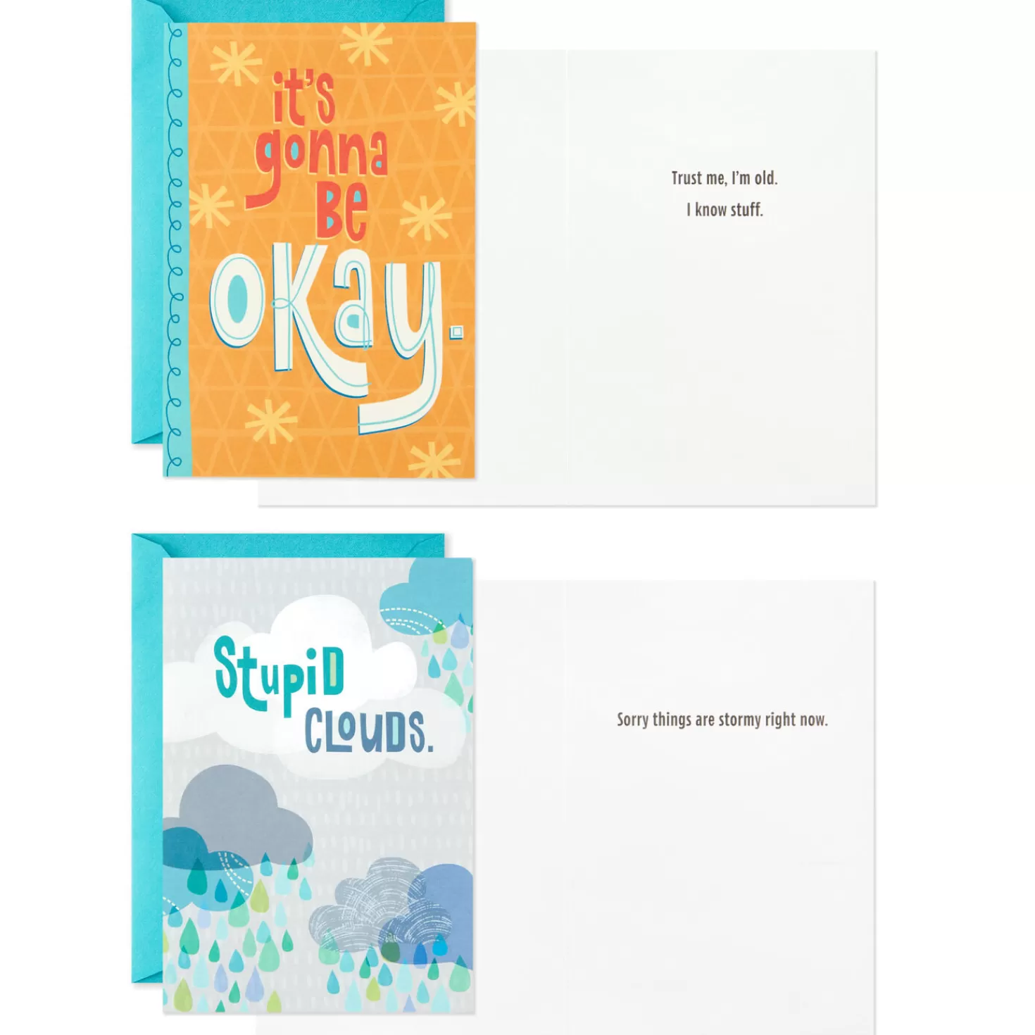Fashion Whimsical Assorted Kids' Encouragement Cards With Stickers, Pack Of 12 Encouragement