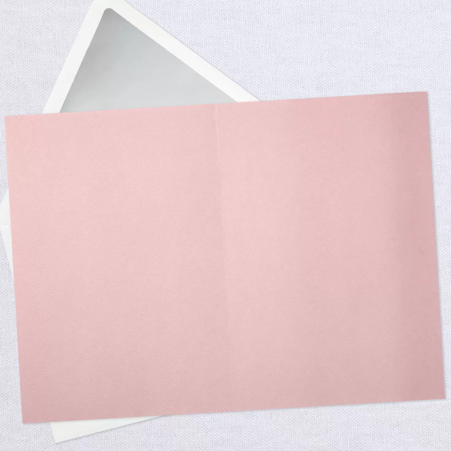 New White Floral Lace On Pink Blank Card Encouragement