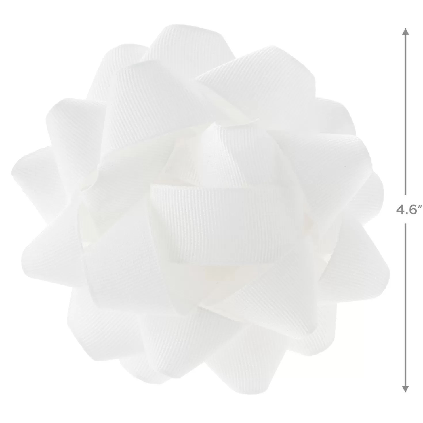 Sale White Grosgrain Ribbon Gift Bow, 4.6" Wedding