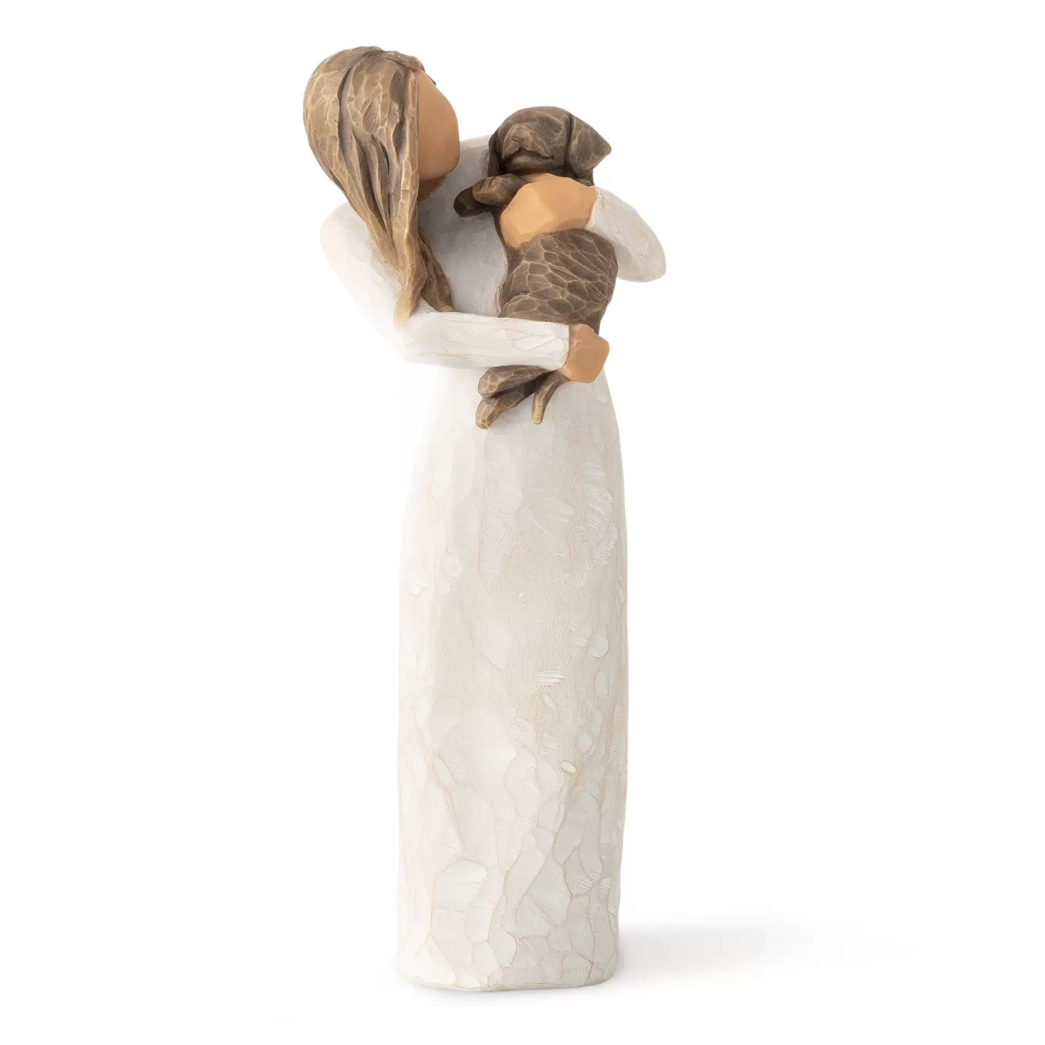Cheap Willow Tree Adorable You Dark Brown Dog Figurine, 7.5" Congratulations