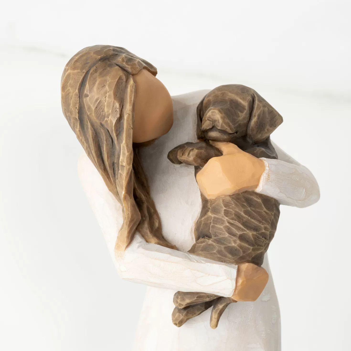 Cheap Willow Tree Adorable You Dark Brown Dog Figurine, 7.5" Congratulations