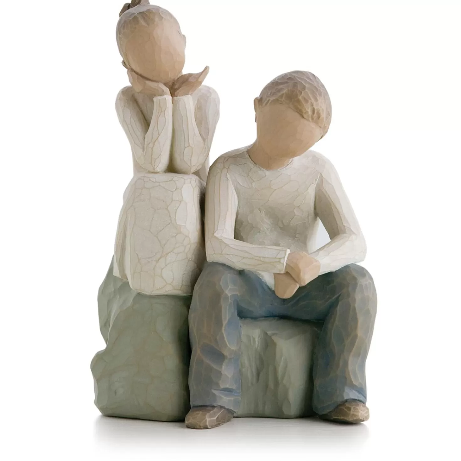 Cheap Willow Tree® Brother And Sister Figurine Encouragement