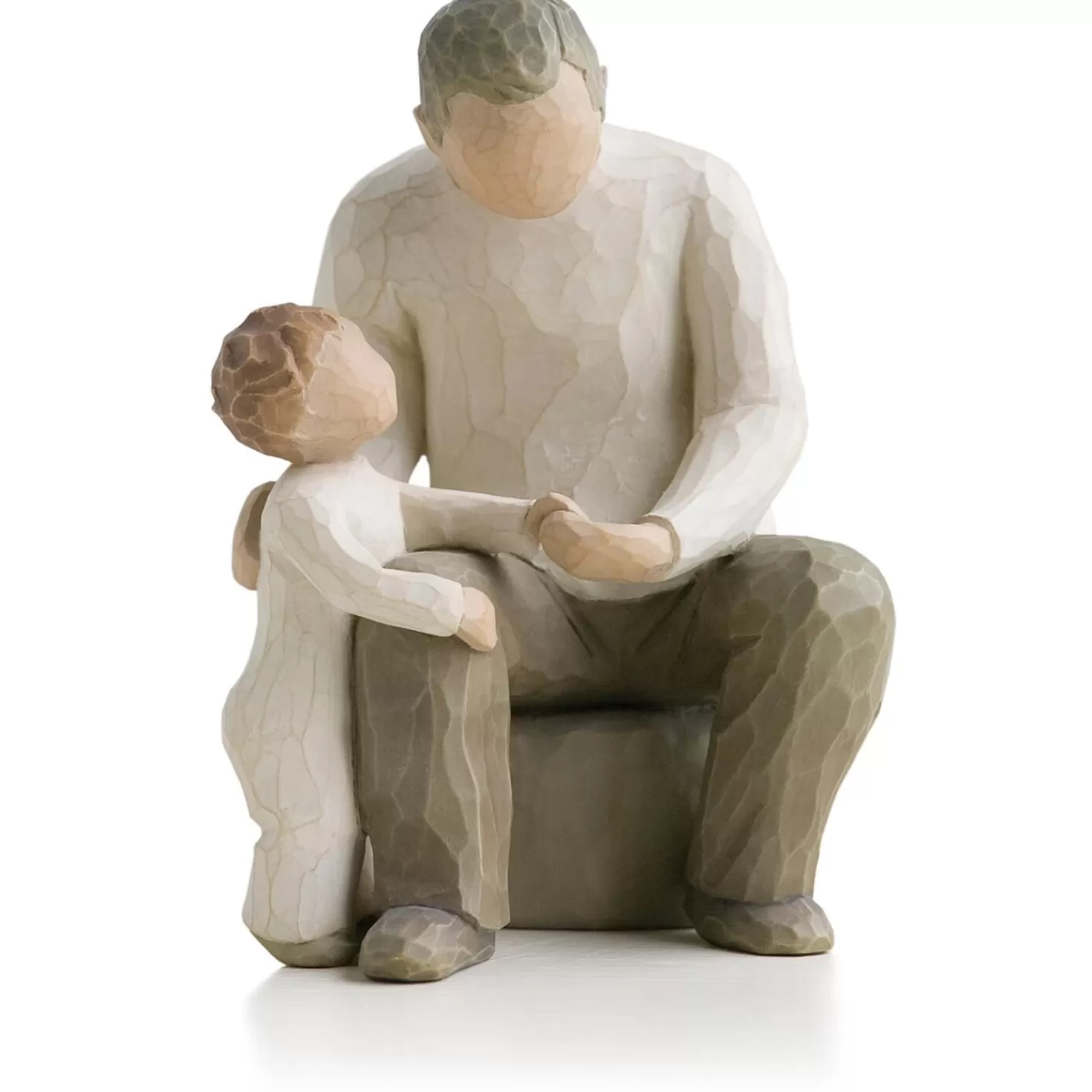 Cheap Willow Tree® Grandfather Grandchild Figurine Encouragement
