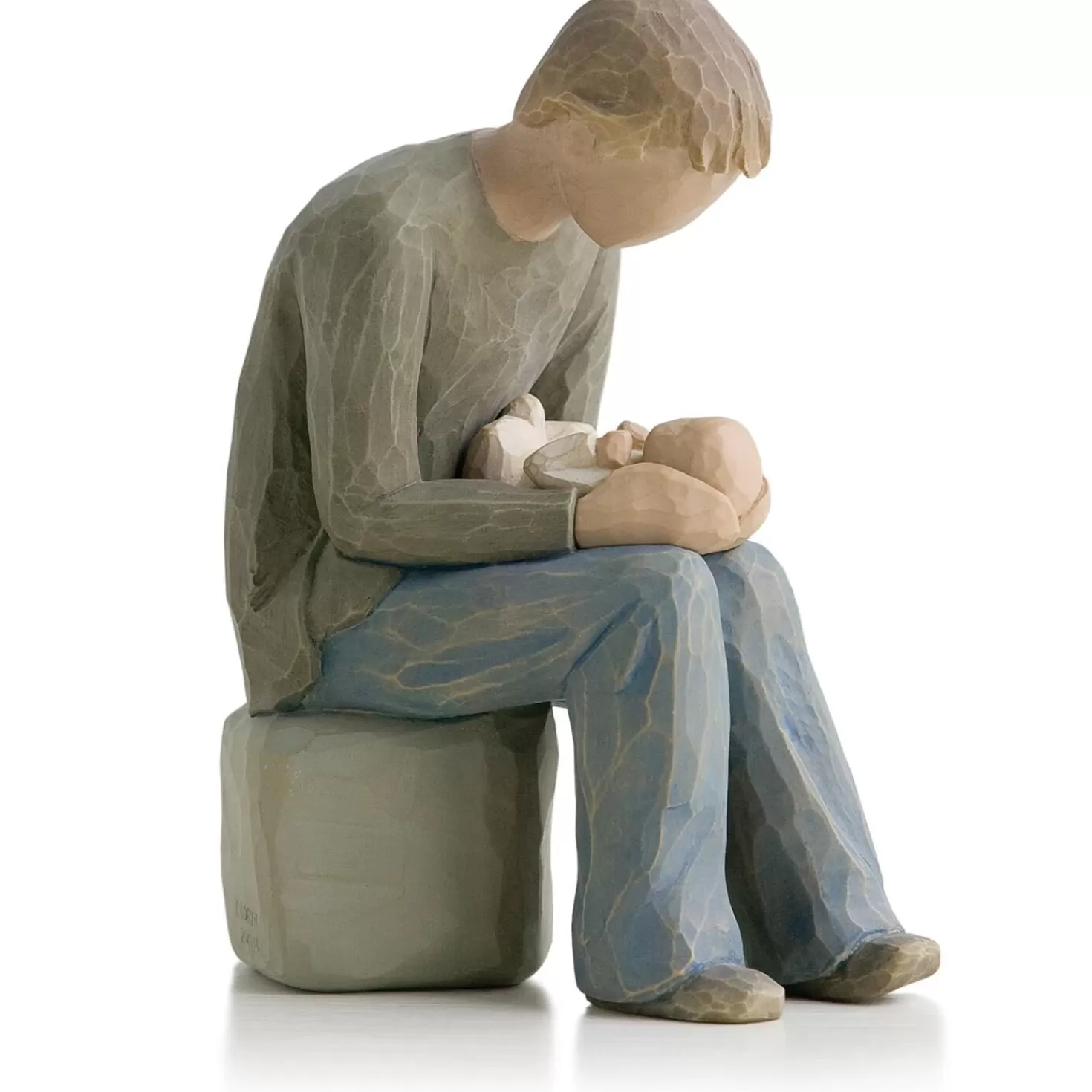 Baby>Hallmark Willow Tree® New Dad Fatherhood Baby Figurine
