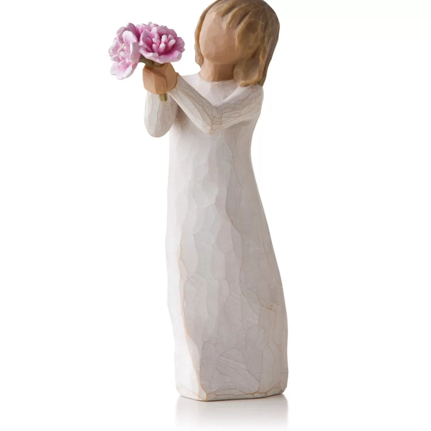 Cheap Willow Tree® Pink Peonies Thank You Flowers Figurine Encouragement