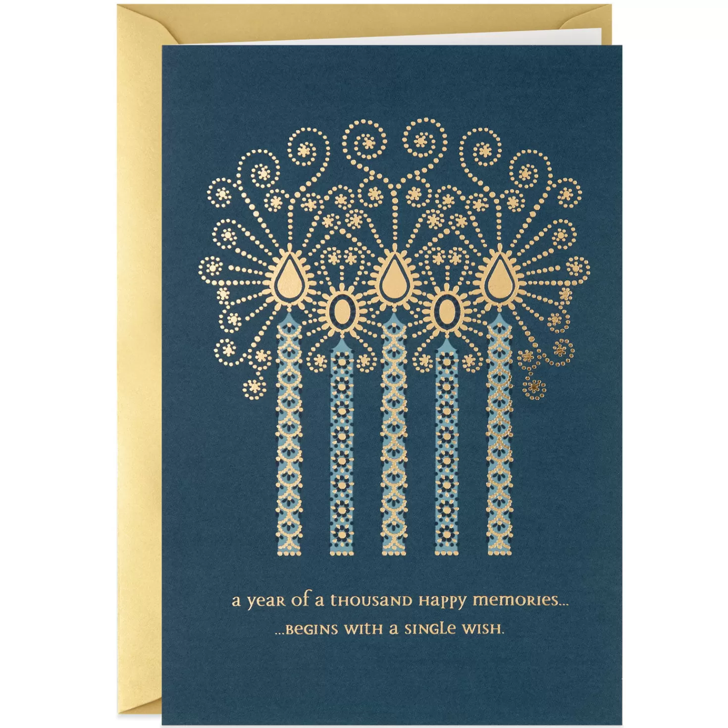 Birthday>Hallmark Wish For Happiness Candles Birthday Card