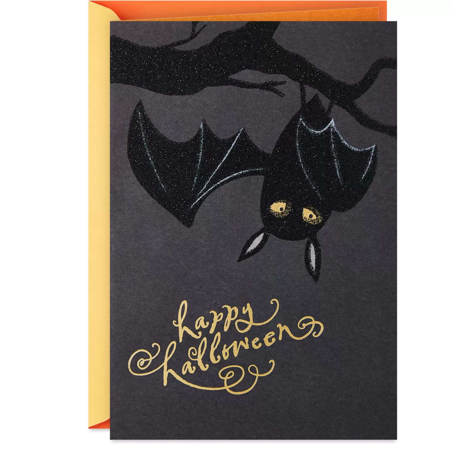 Halloween (10/31)>Hallmark Wish We Could Be Hanging Out Together Bat Halloween Card