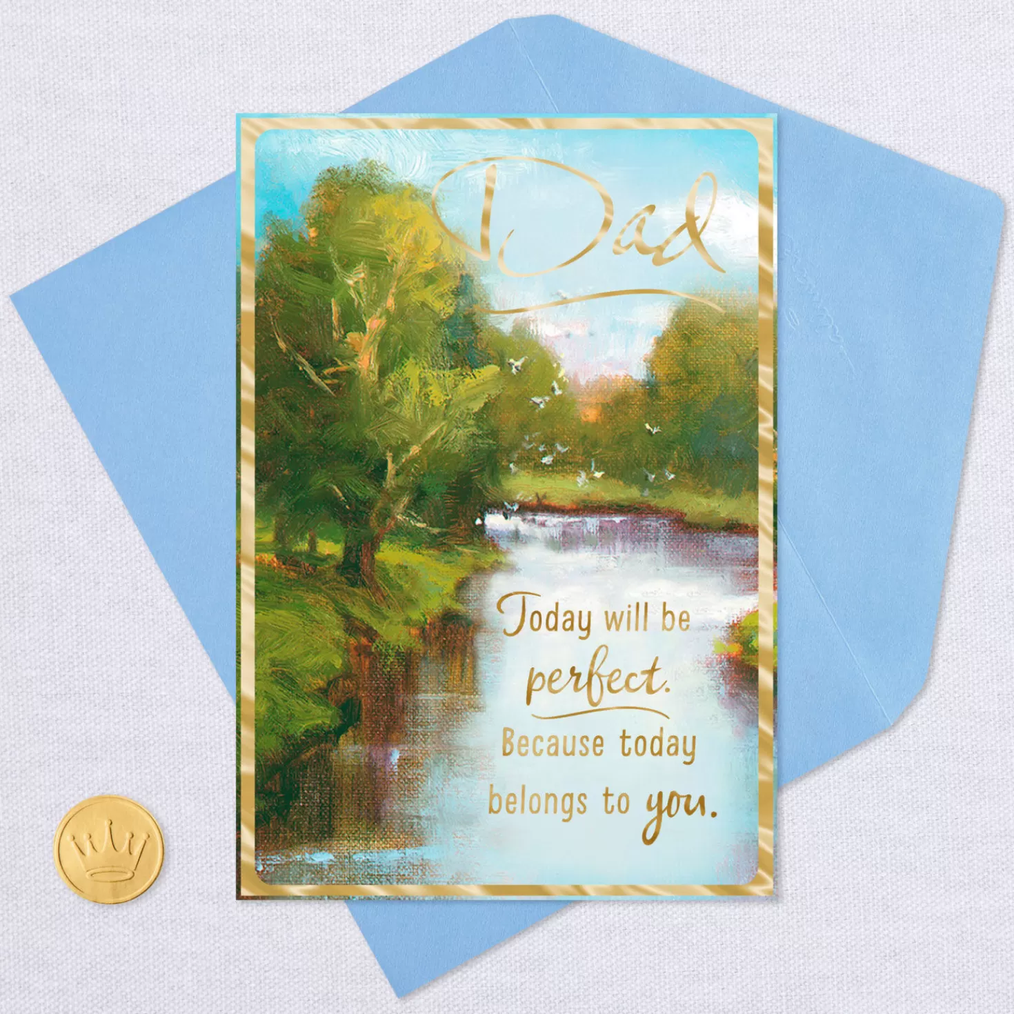 Birthday>Hallmark Wishes For A Perfect Day Birthday Card For Dad