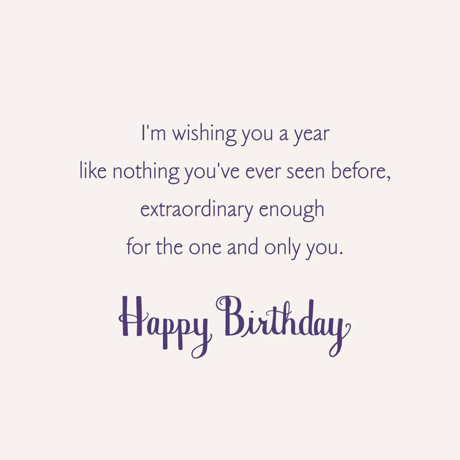 Birthday>Hallmark Wishes For A Year Full Of Wonderful Birthday Card