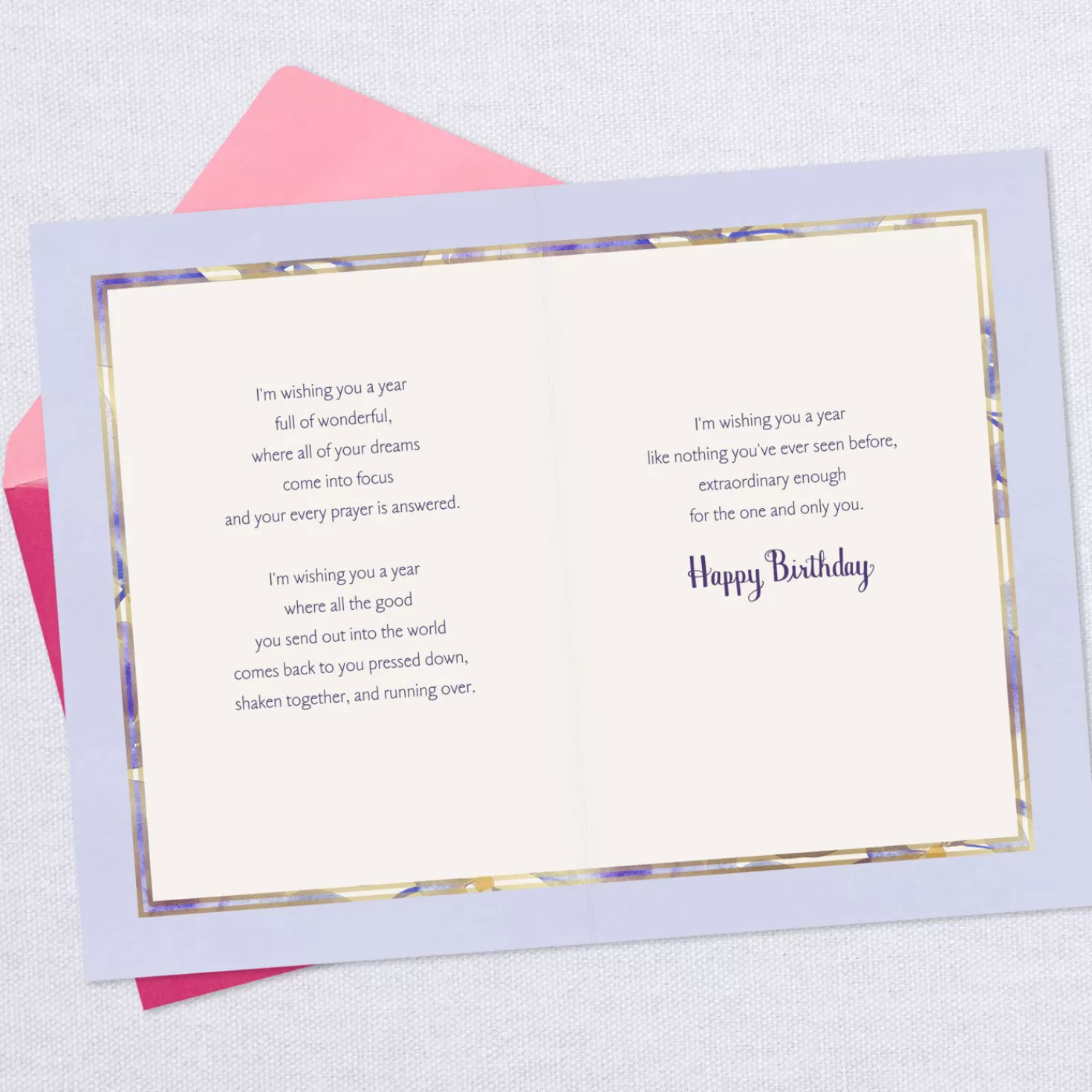 Birthday>Hallmark Wishes For A Year Full Of Wonderful Birthday Card