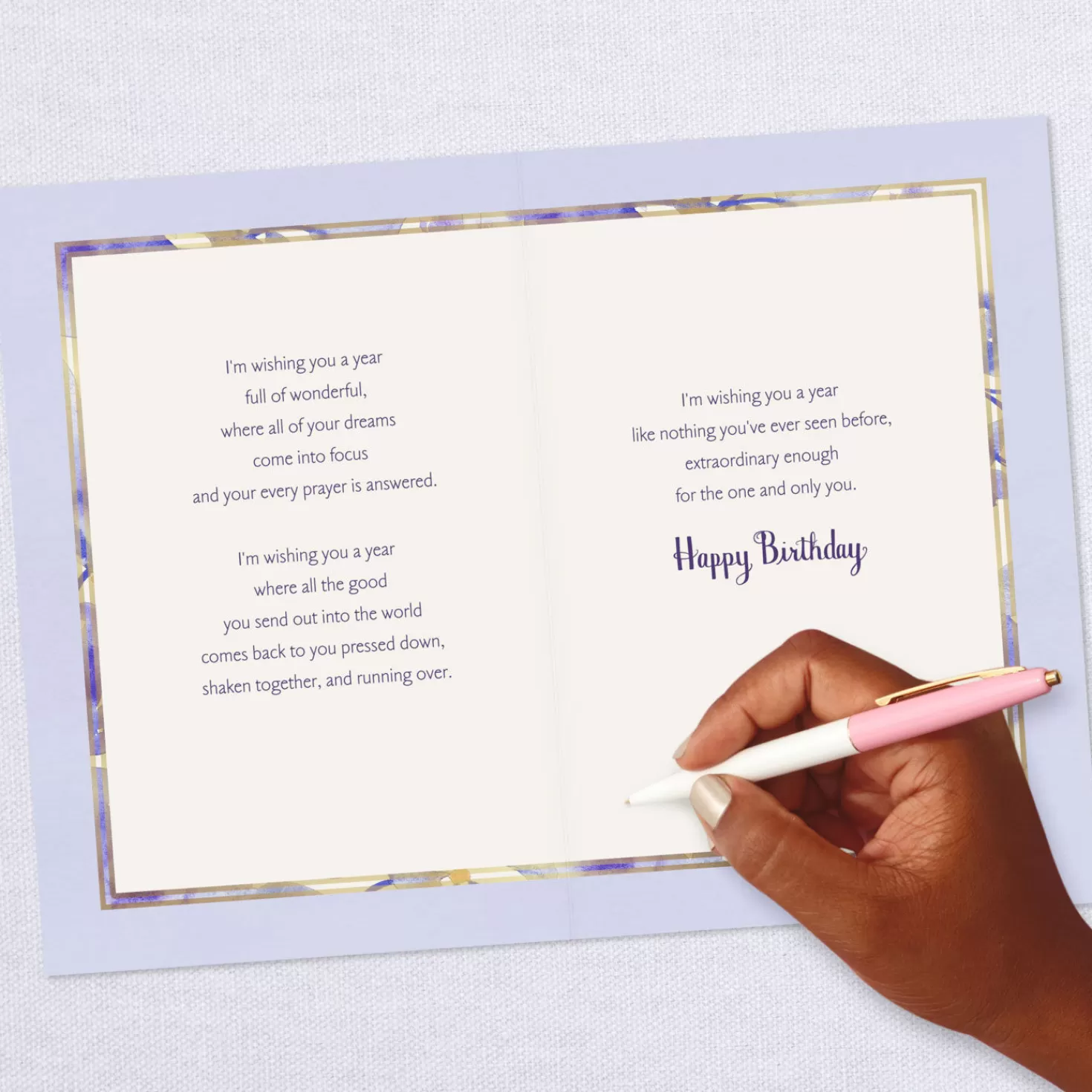 Birthday>Hallmark Wishes For A Year Full Of Wonderful Birthday Card