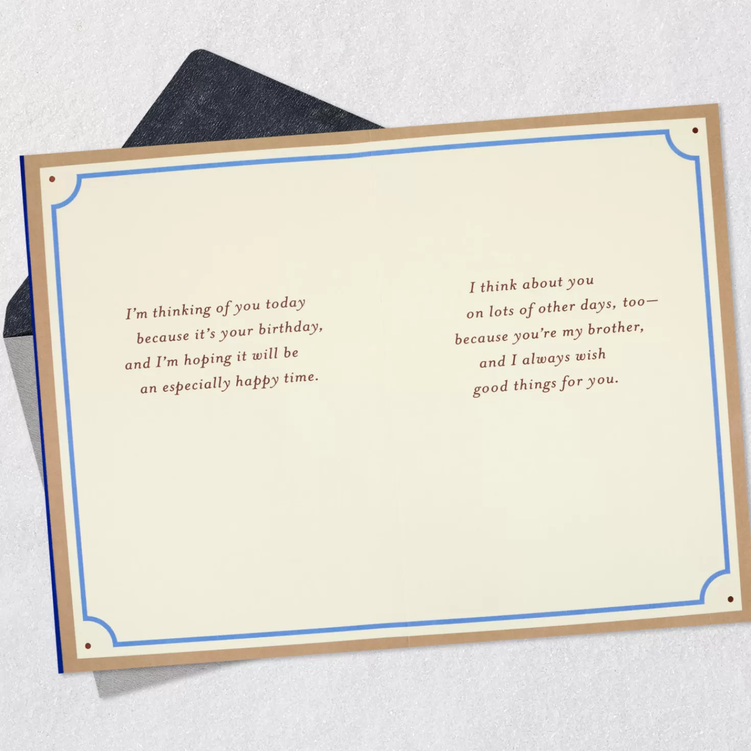 Birthday>Hallmark Wishing Good Things For You Birthday Card For Brother