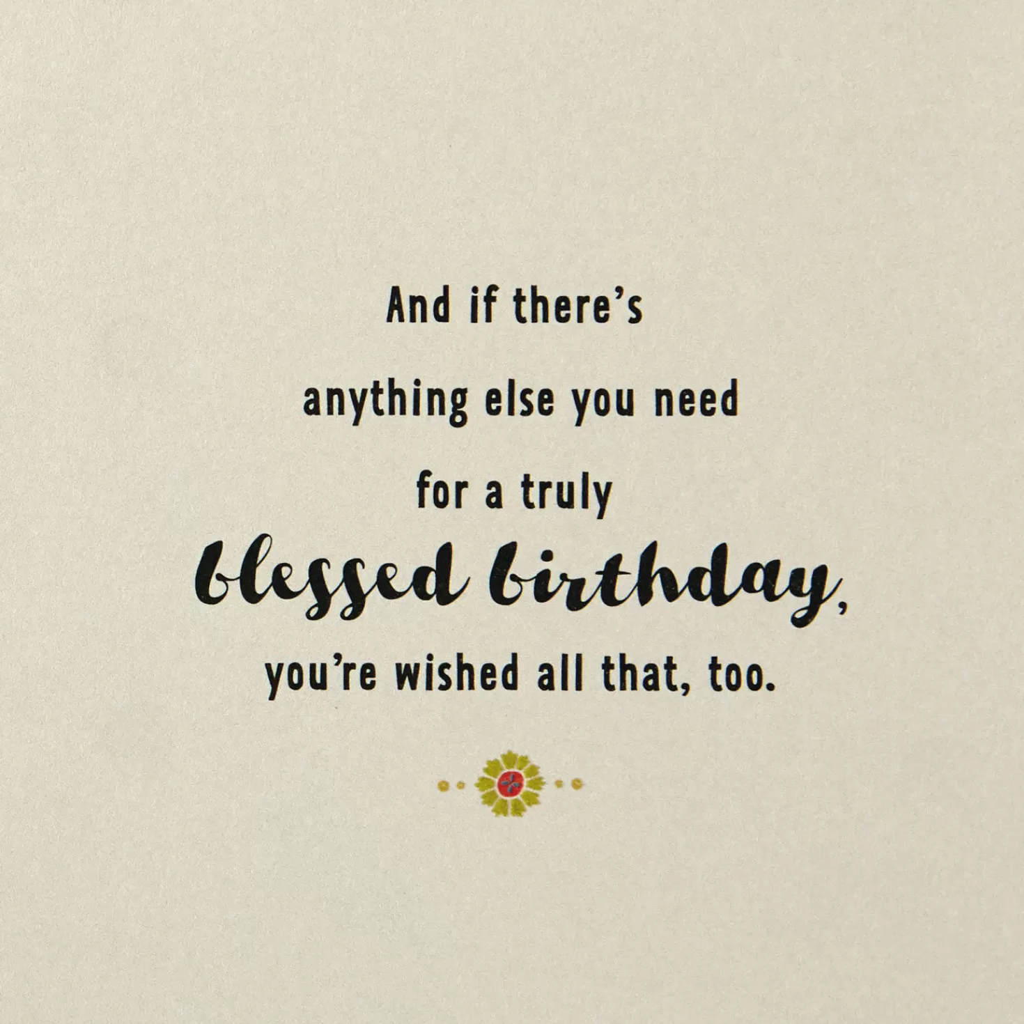 Birthday>Hallmark Wishing You A Blessed Day Birthday Card