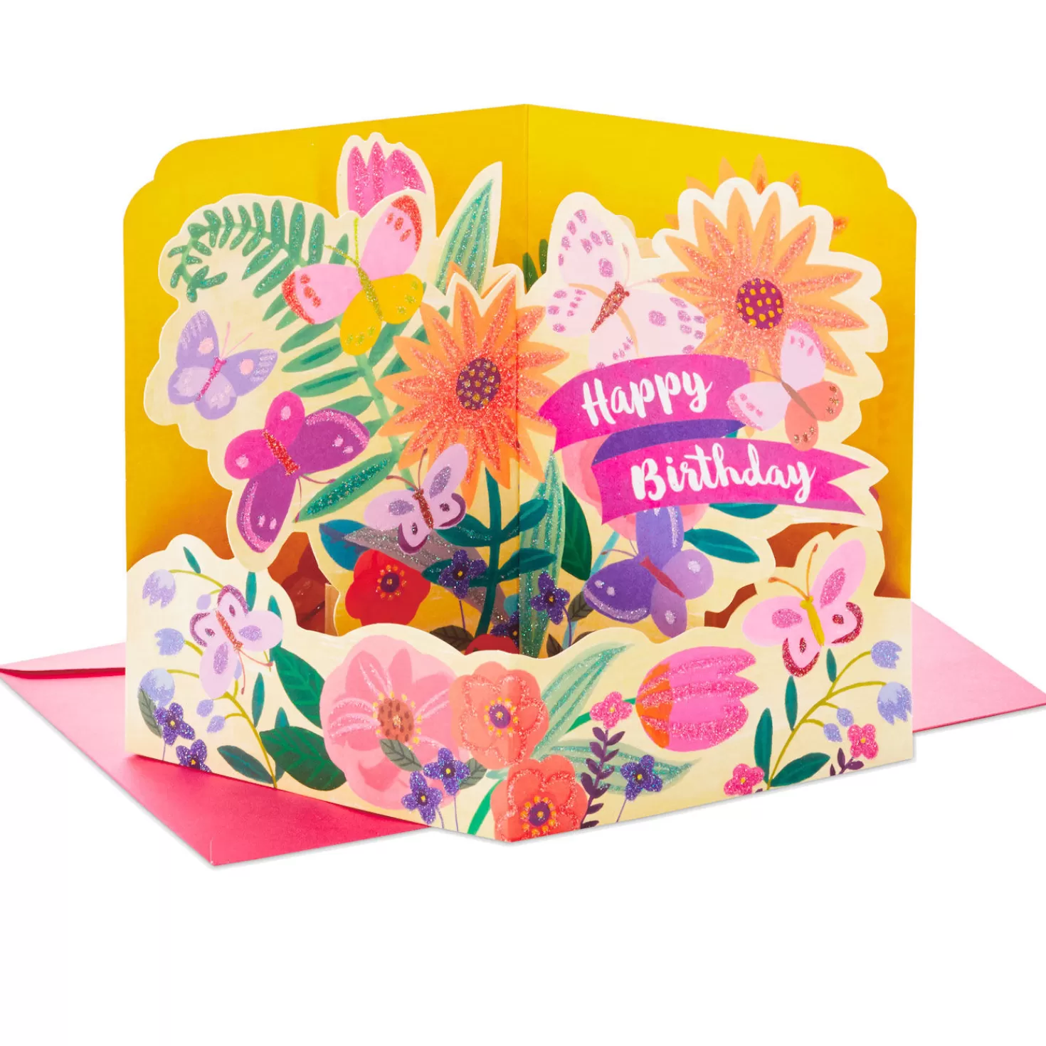 Birthday>Hallmark Wishing You Beautiful Moments 3D Pop-Up Birthday Card