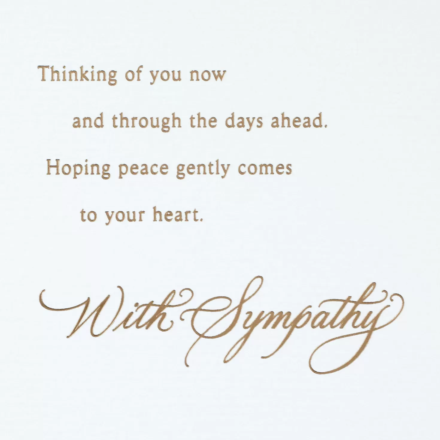 Best Sale Wishing You Comfort And Peace Sympathy Card Sympathy