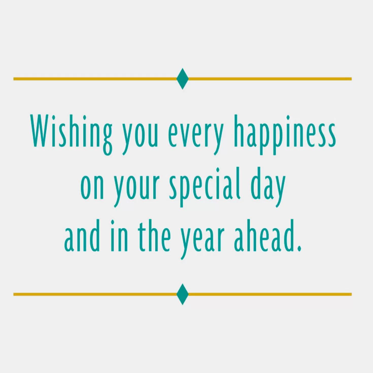 Birthday>Hallmark Wishing You Every Happiness Birthday Card