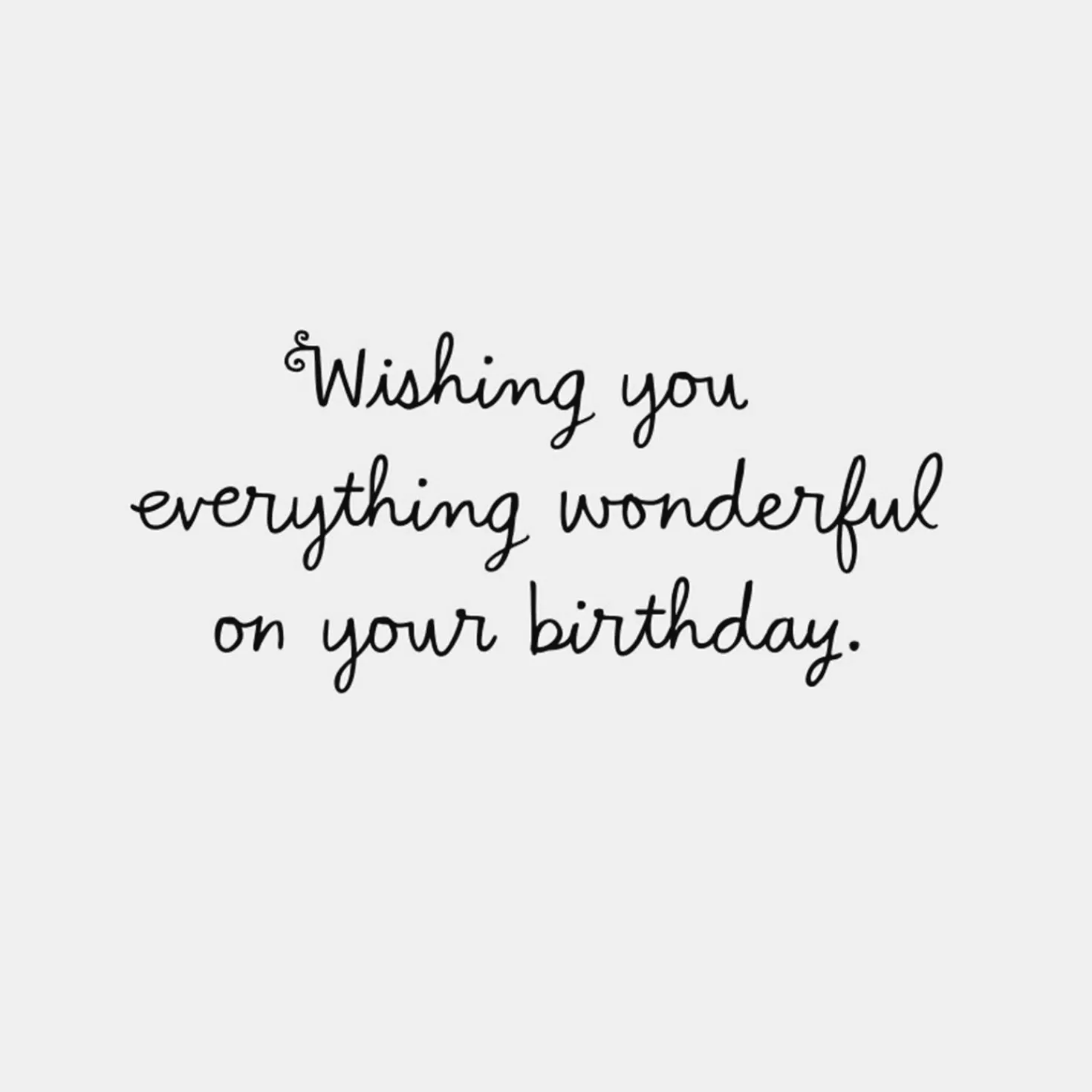 Birthday>Hallmark Wishing You Everything Wonderful Birthday Card