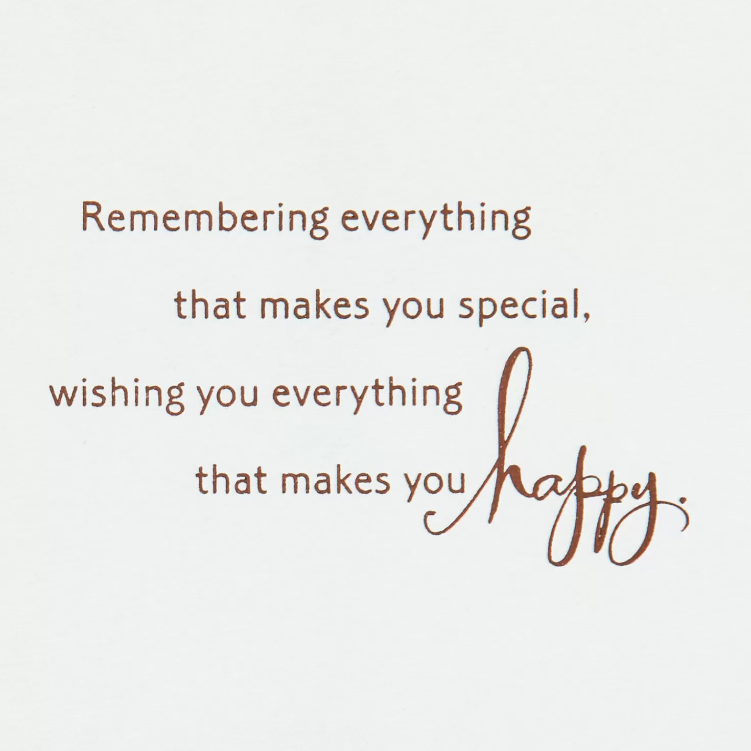 Birthday>Hallmark Wishing You Happiness Birthday Card