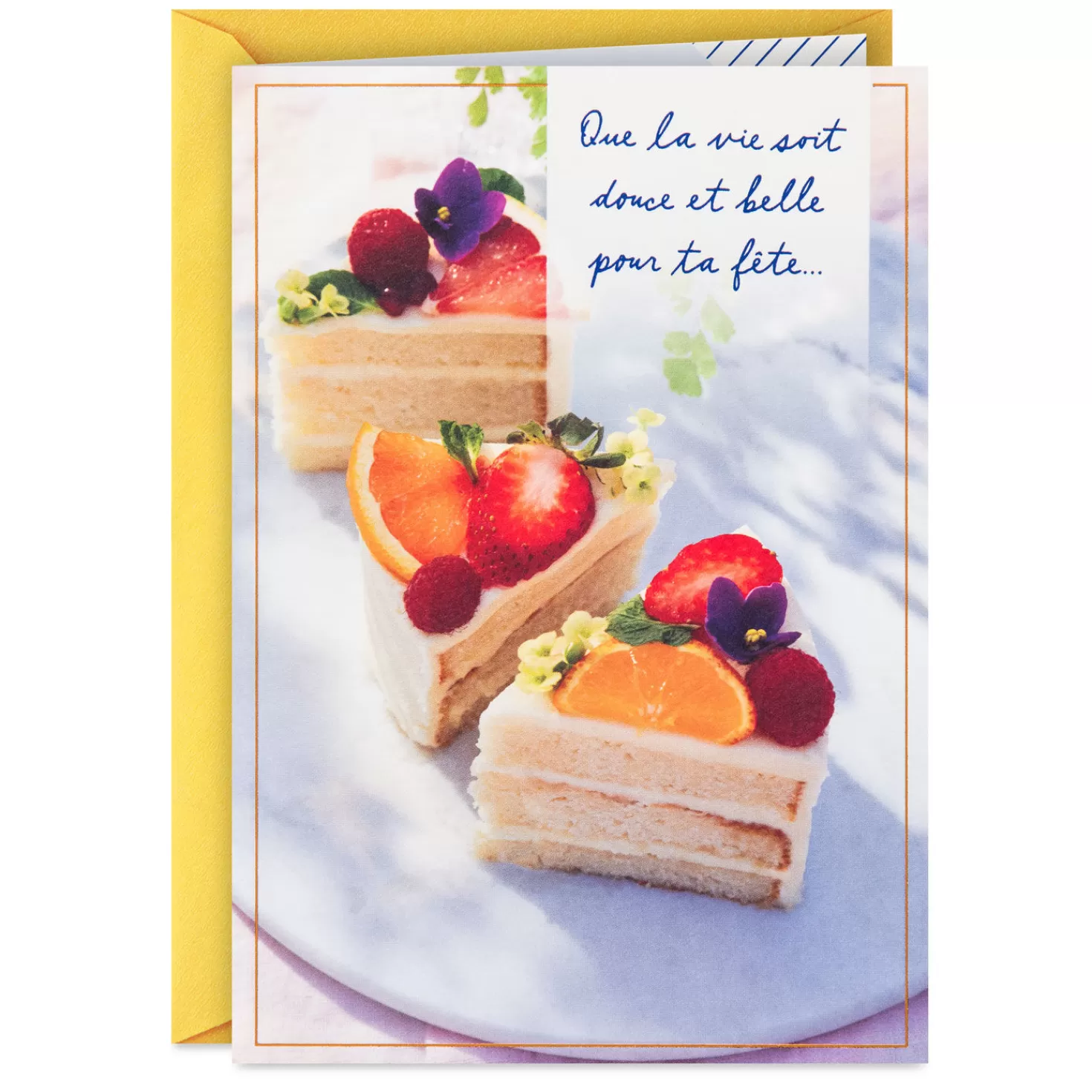 Birthday>Hallmark Wishing You Life's Sweetest Things French-Language Birthday Card