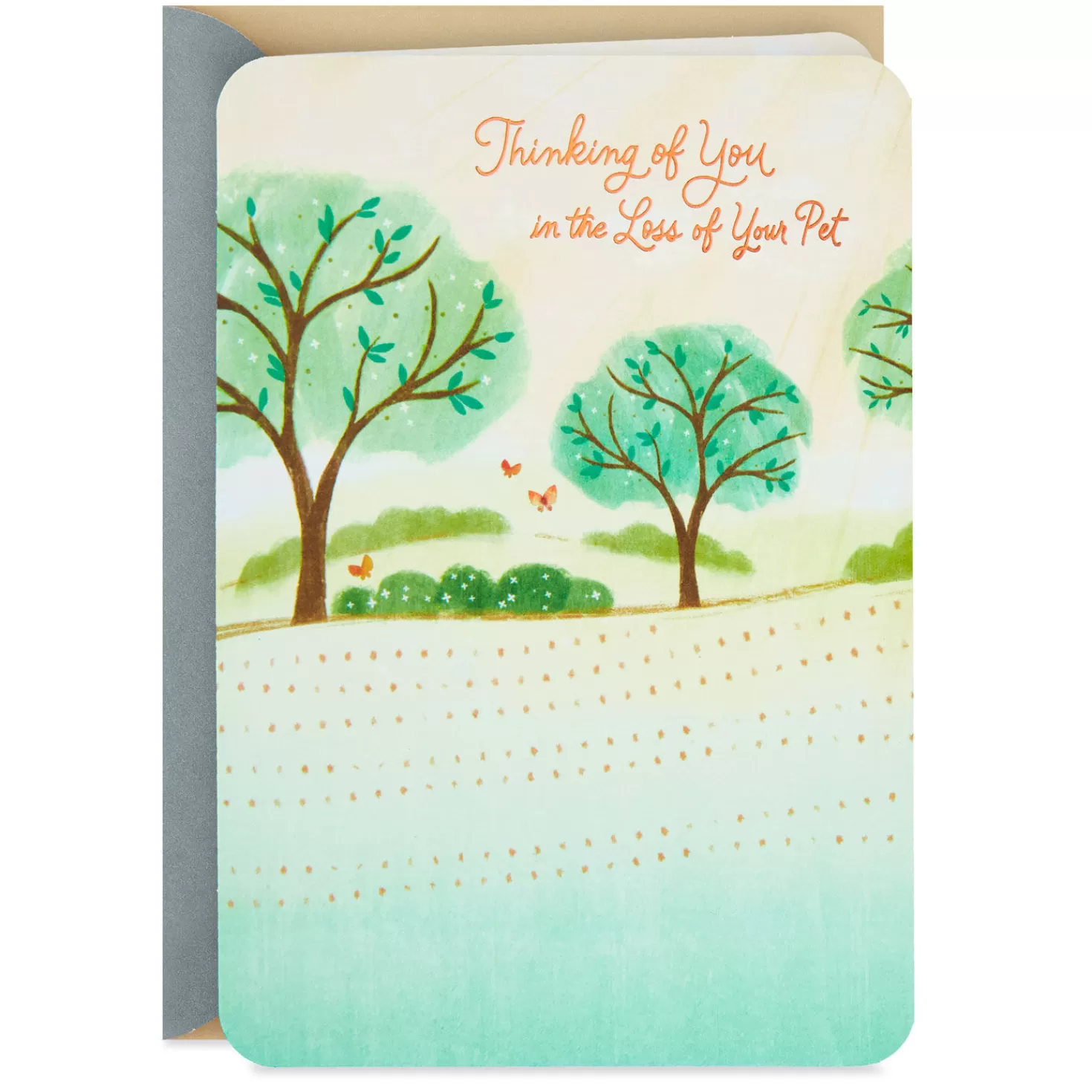 Discount Wishing You Peace And Comfort Sympathy Card For Loss Of Pet Sympathy