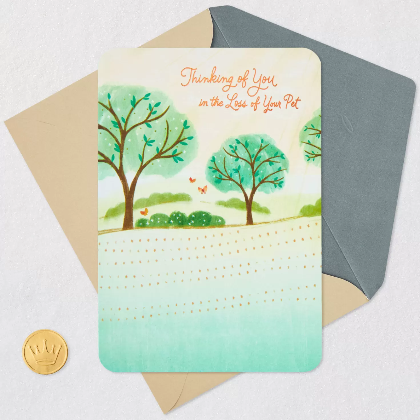 Discount Wishing You Peace And Comfort Sympathy Card For Loss Of Pet Sympathy
