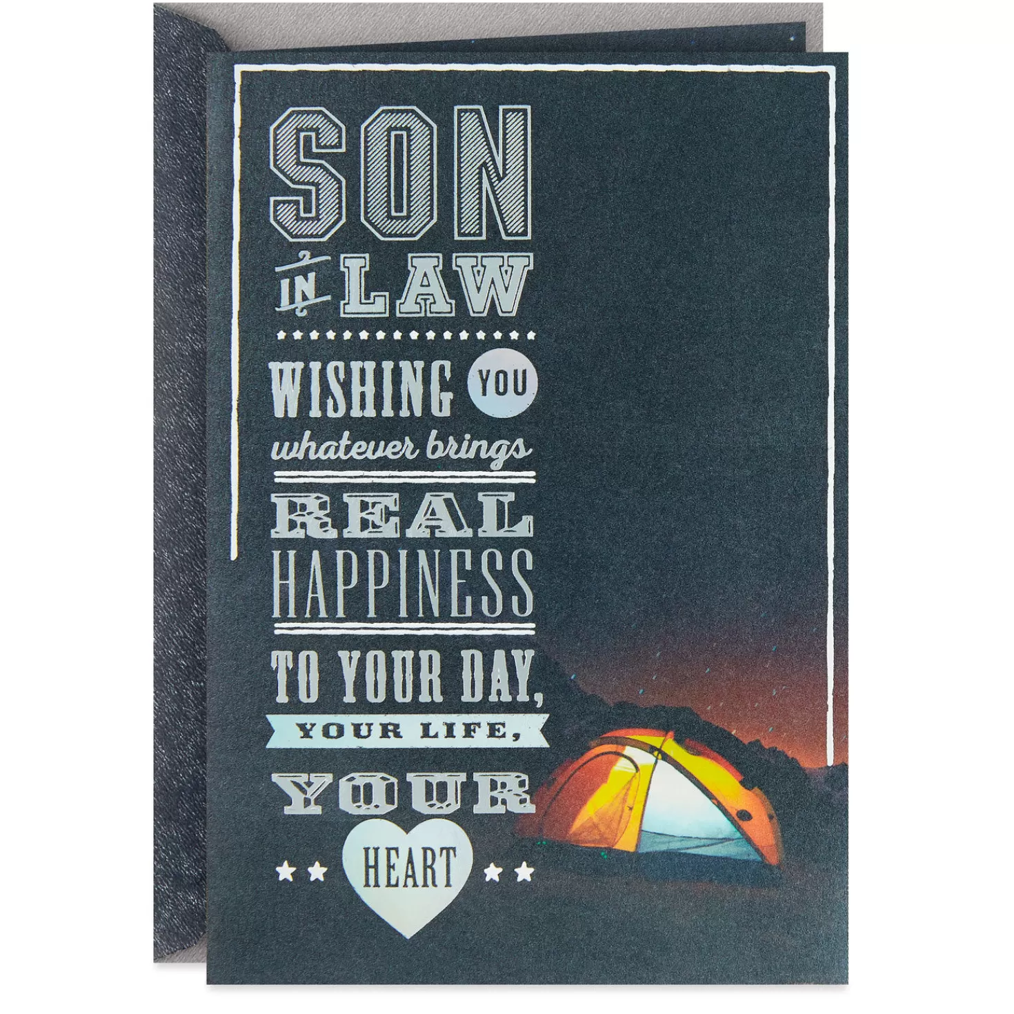 Birthday>Hallmark Wishing You Real Happiness Birthday Card For Son-In-Law