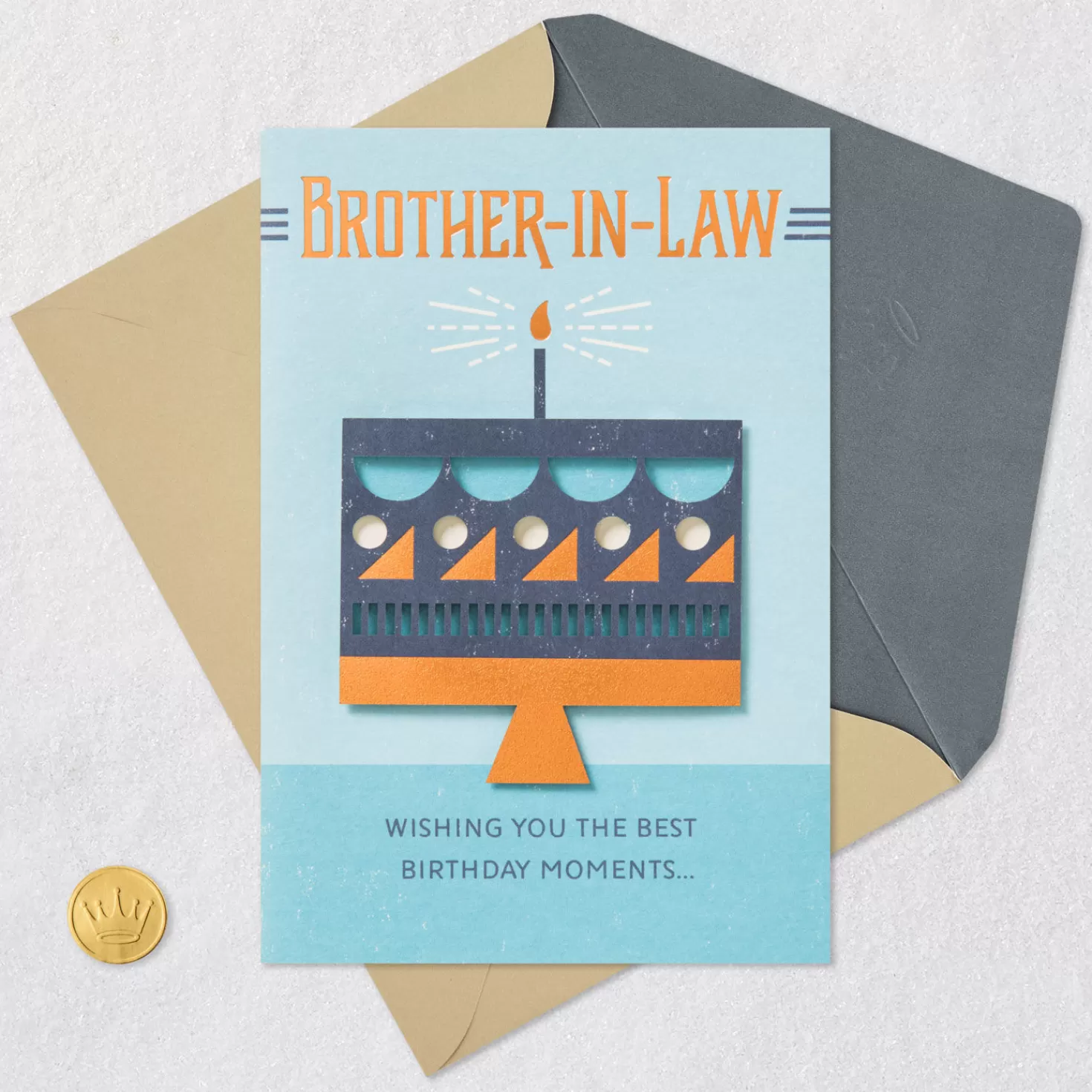 Birthday>Hallmark Wishing You The Best Moments Birthday Card For Brother-In-Law