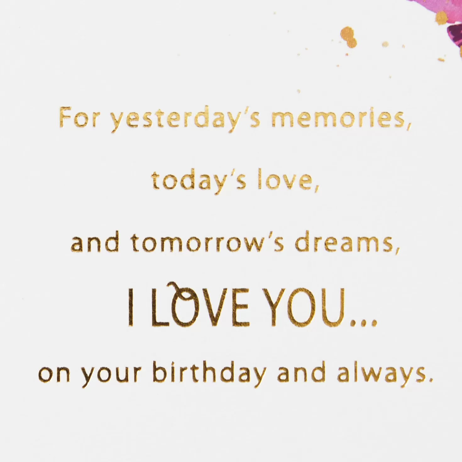 Birthday>Hallmark With All My Heart Romantic Birthday Card