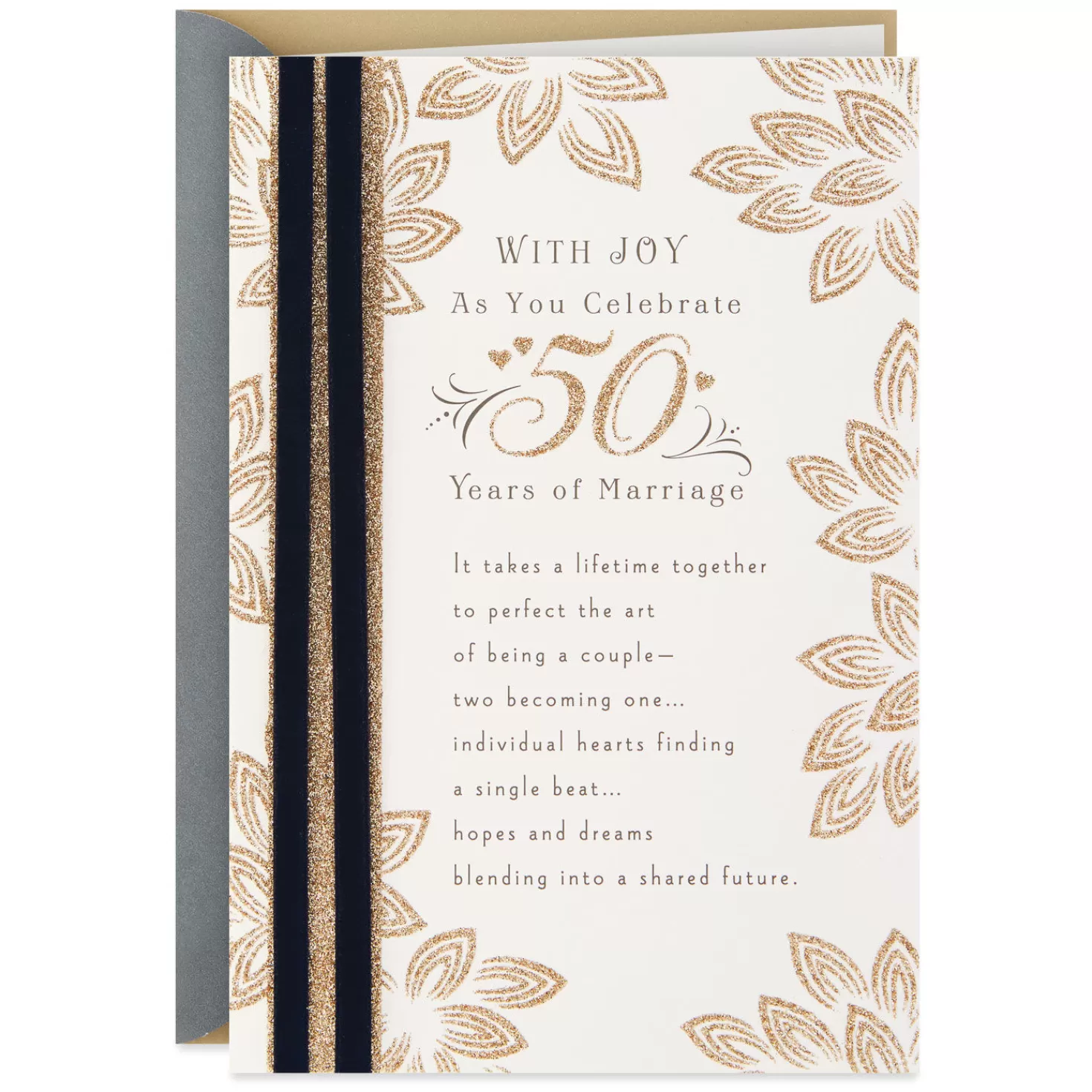 Anniversary>Hallmark With Joy For You Religious 50Th Anniversary Card