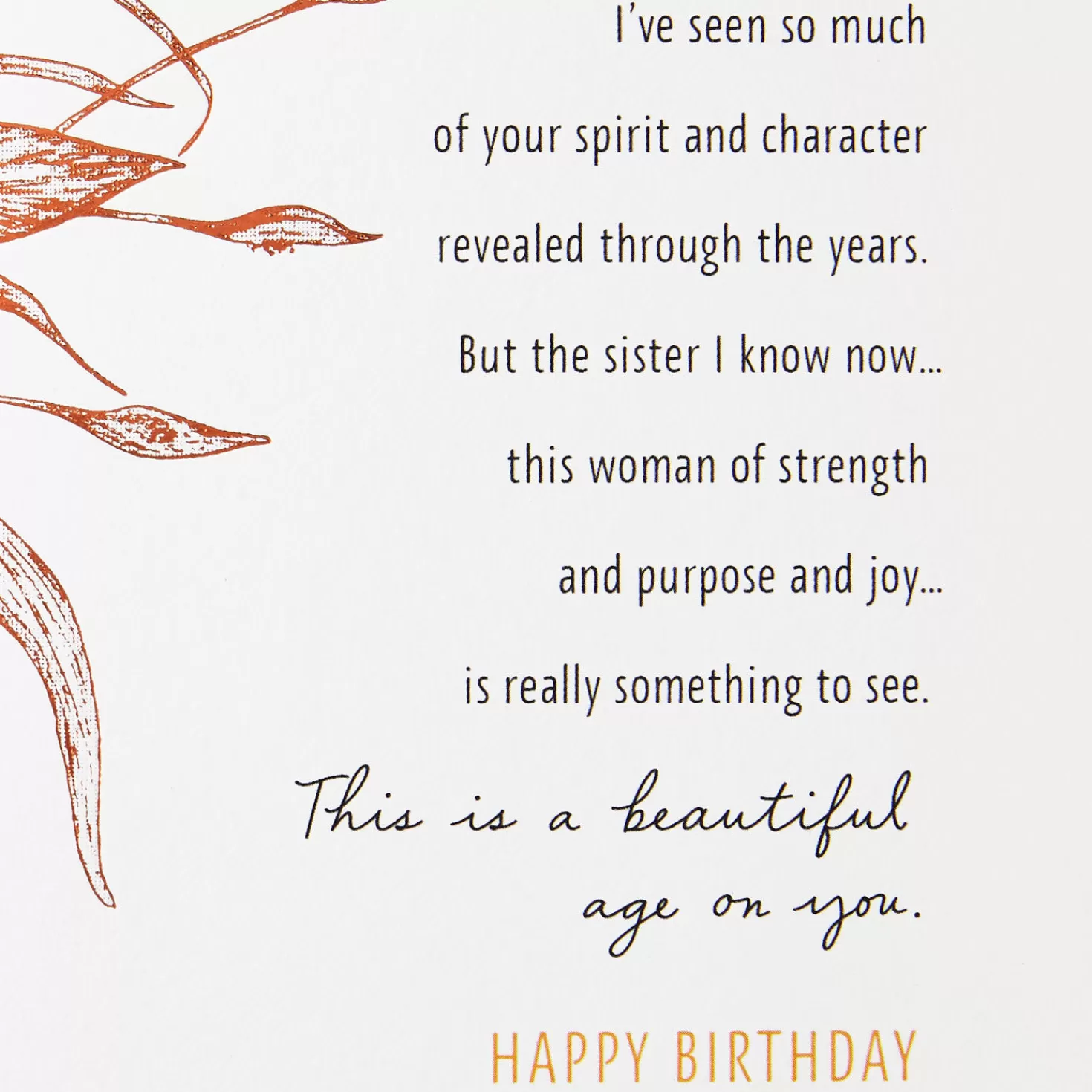 Birthday>Hallmark Woman Of Strength Birthday Card For Sister