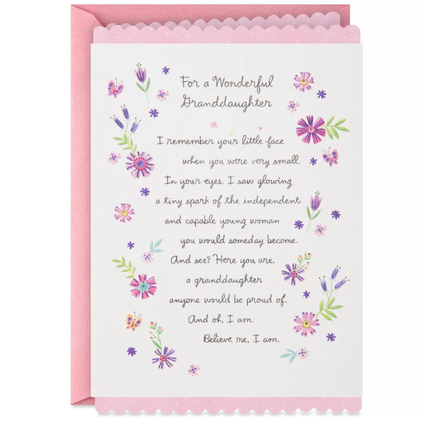 Birthday>Hallmark Wonderful Young Woman Birthday Card For Granddaughter