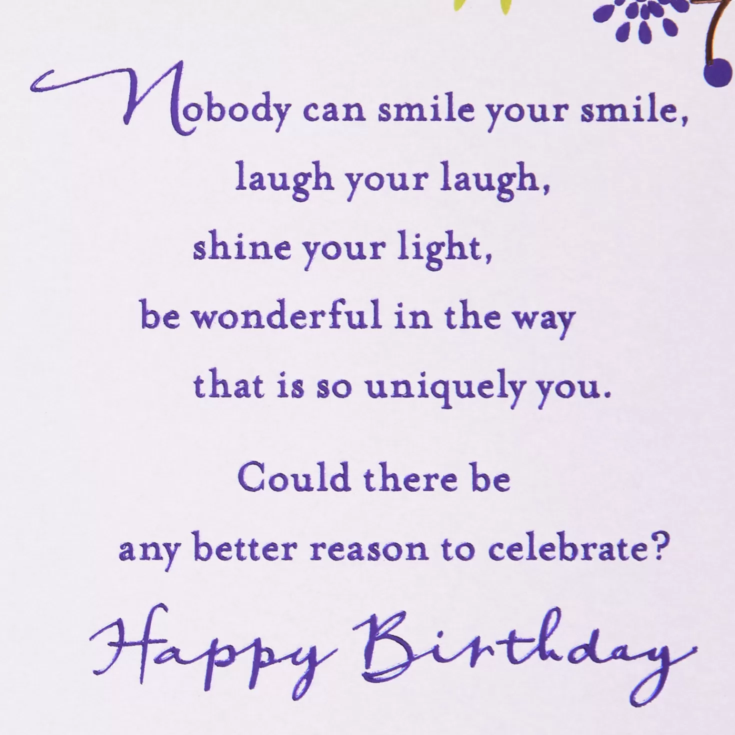 Birthday>Hallmark Wonderfully, Uniquely You Birthday Card For Granddaughter