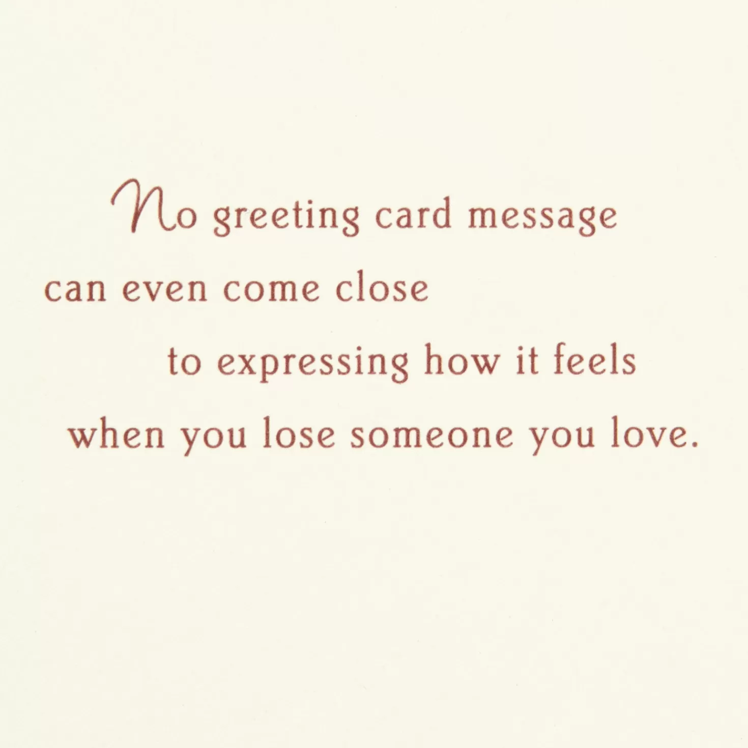 Shop Words Of Friendship And Caring Sympathy Card Sympathy