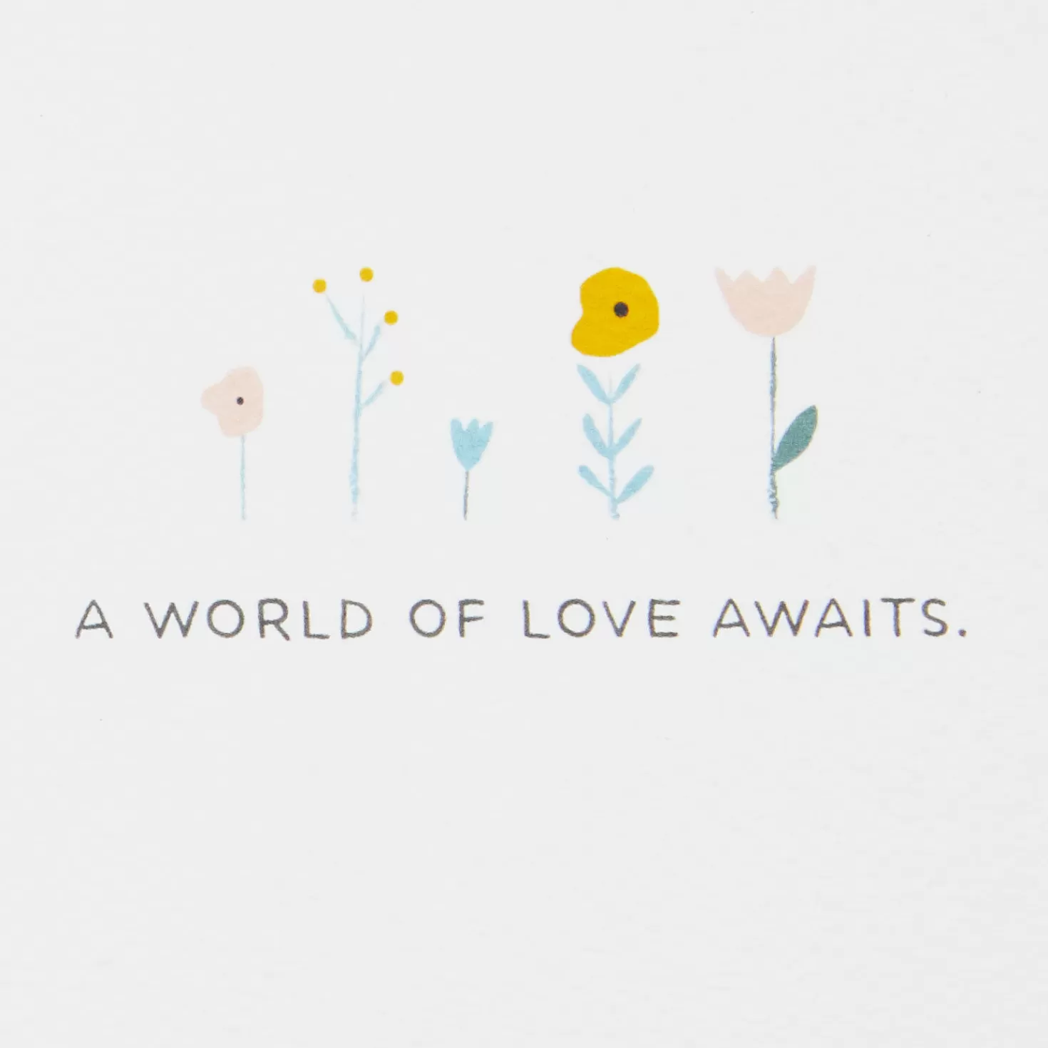 Baby>Hallmark World Of Love Awaits New Baby Card
