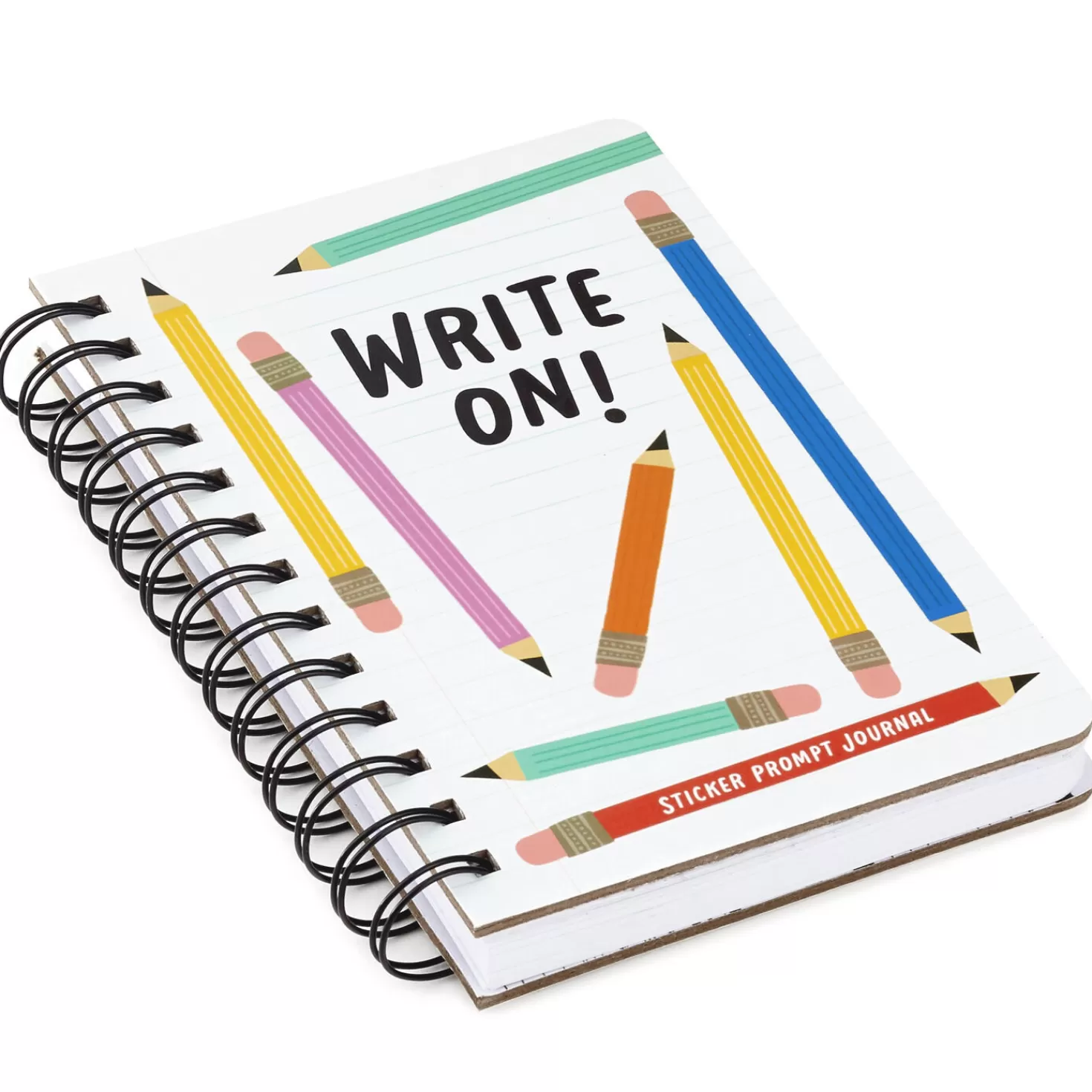 New Write On! Prompted Journal With Stickers Back To School