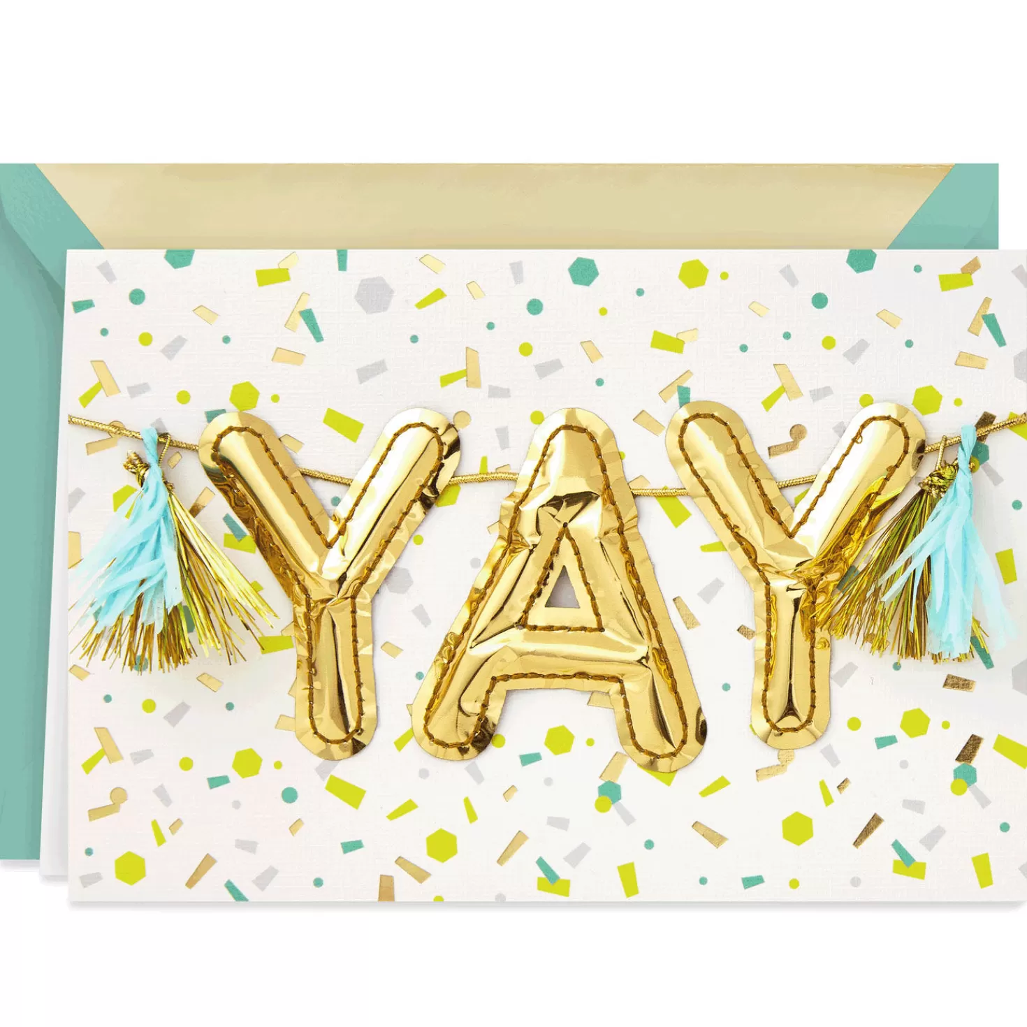 Cheap Yay Balloon Banner Graduation Card Graduation