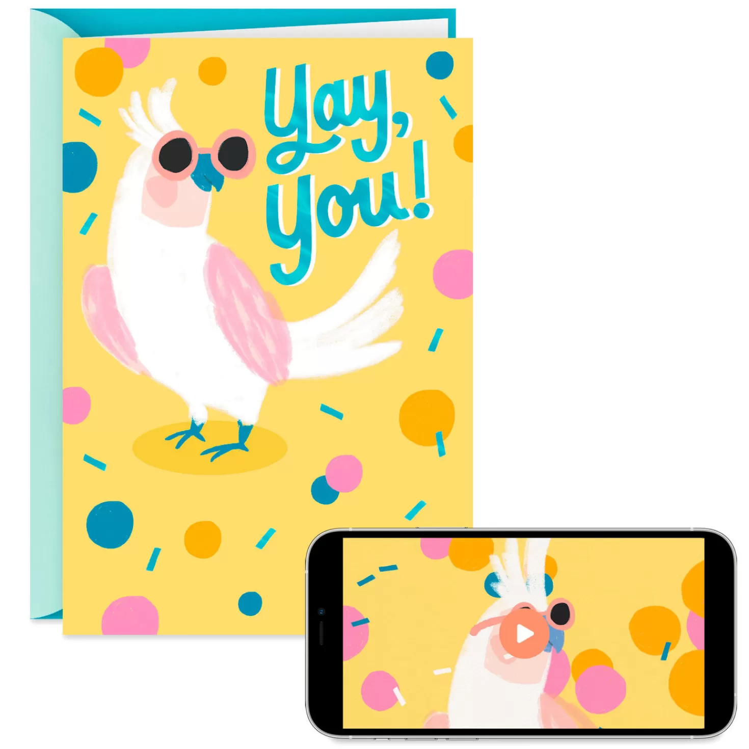 Best Sale Yay Video Greeting Congratulations Card Graduation