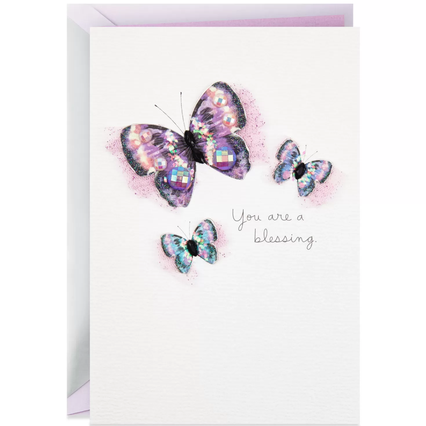 Birthday>Hallmark You Are A Blessing Beautiful Butterflies Birthday Card