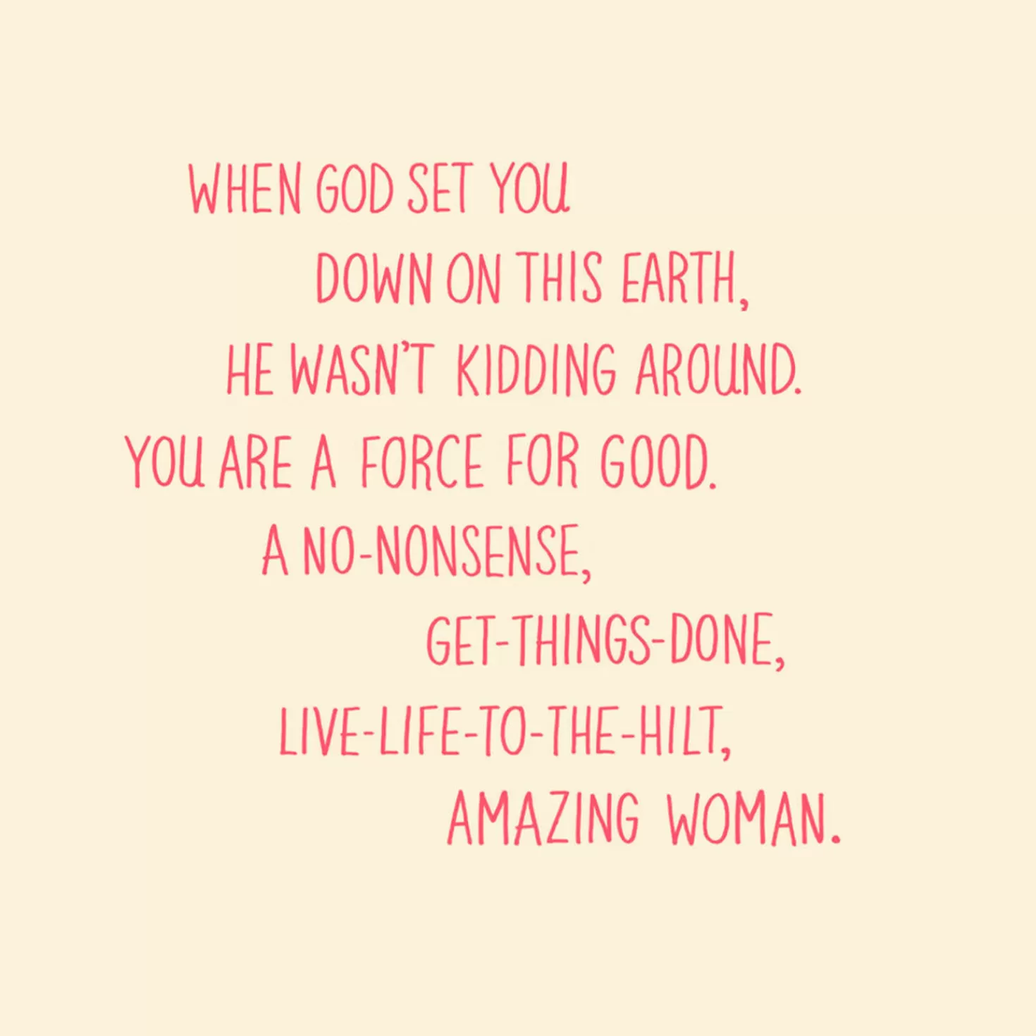 Birthday>Hallmark You Are A Positive, Powerful Woman Birthday Card For Her
