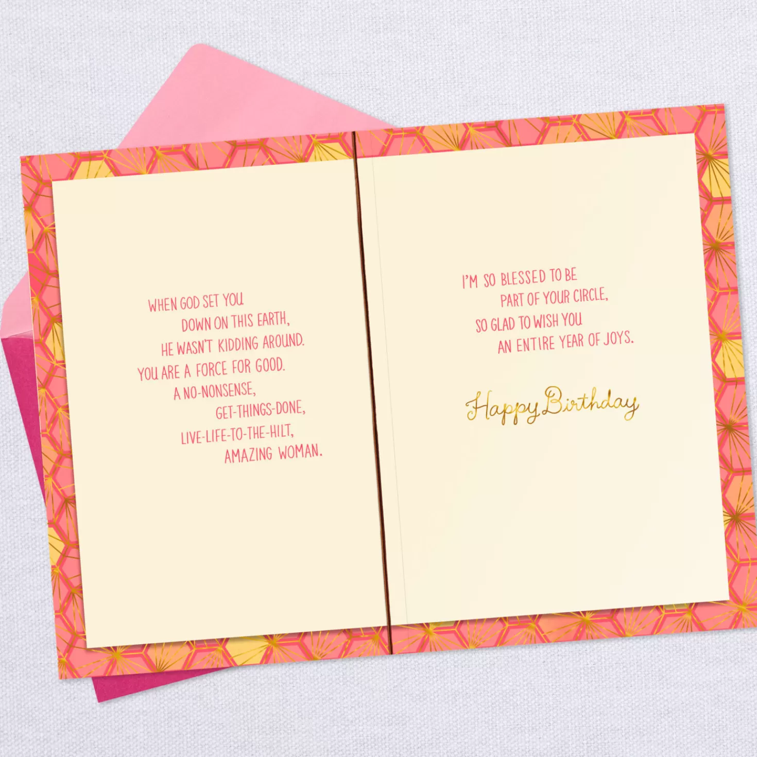 Birthday>Hallmark You Are A Positive, Powerful Woman Birthday Card For Her