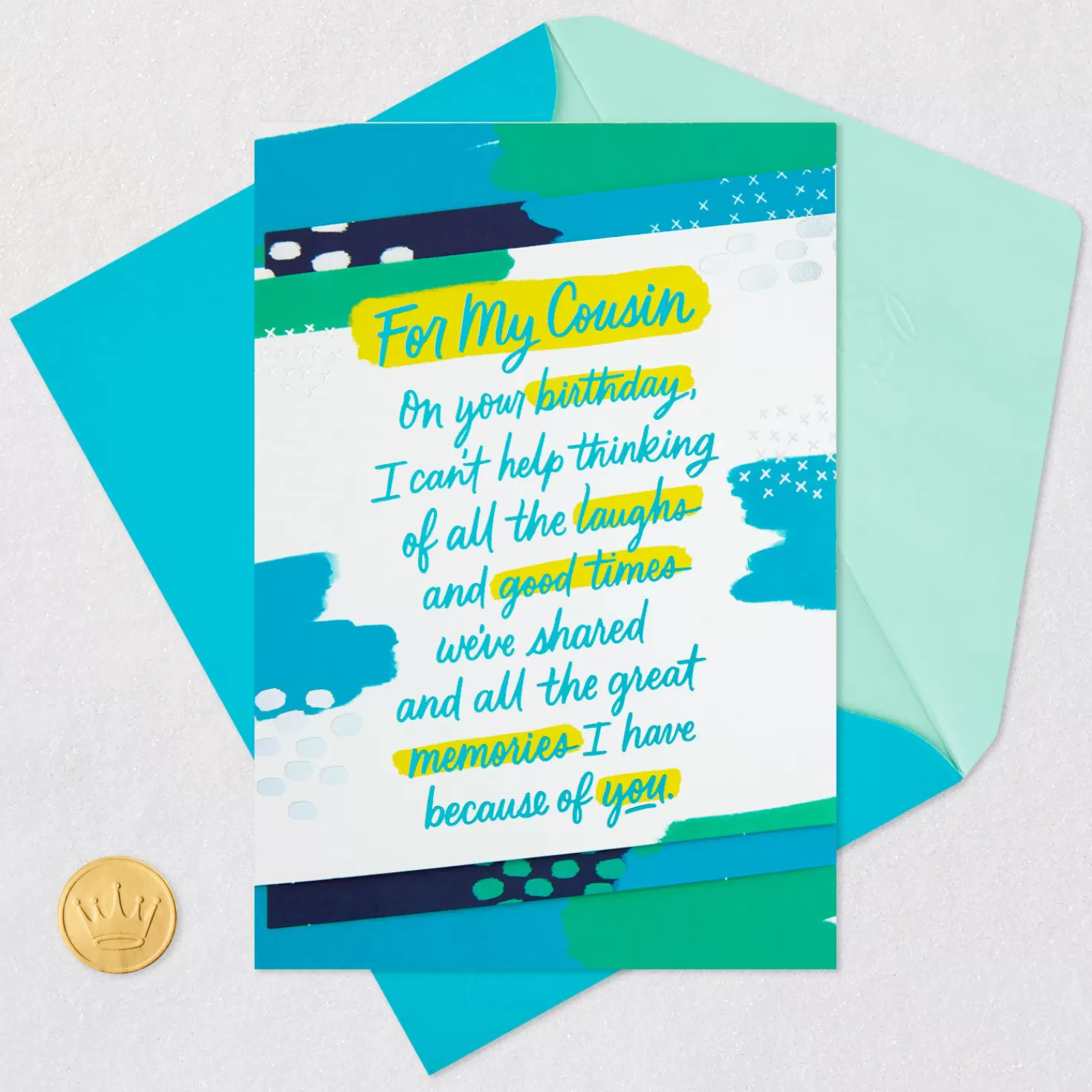 Birthday>Hallmark You Are Friend And Family Birthday Card For Cousin