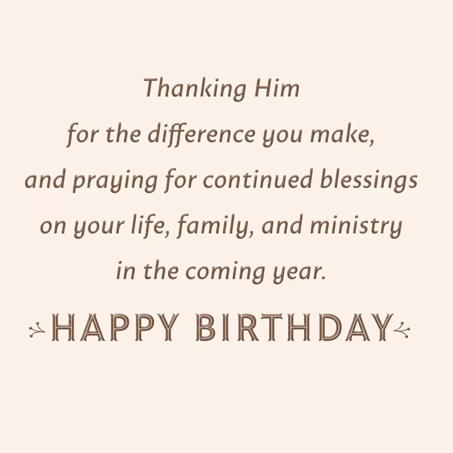 Birthday>Hallmark You Are God's Design Religious Birthday Card For Pastor