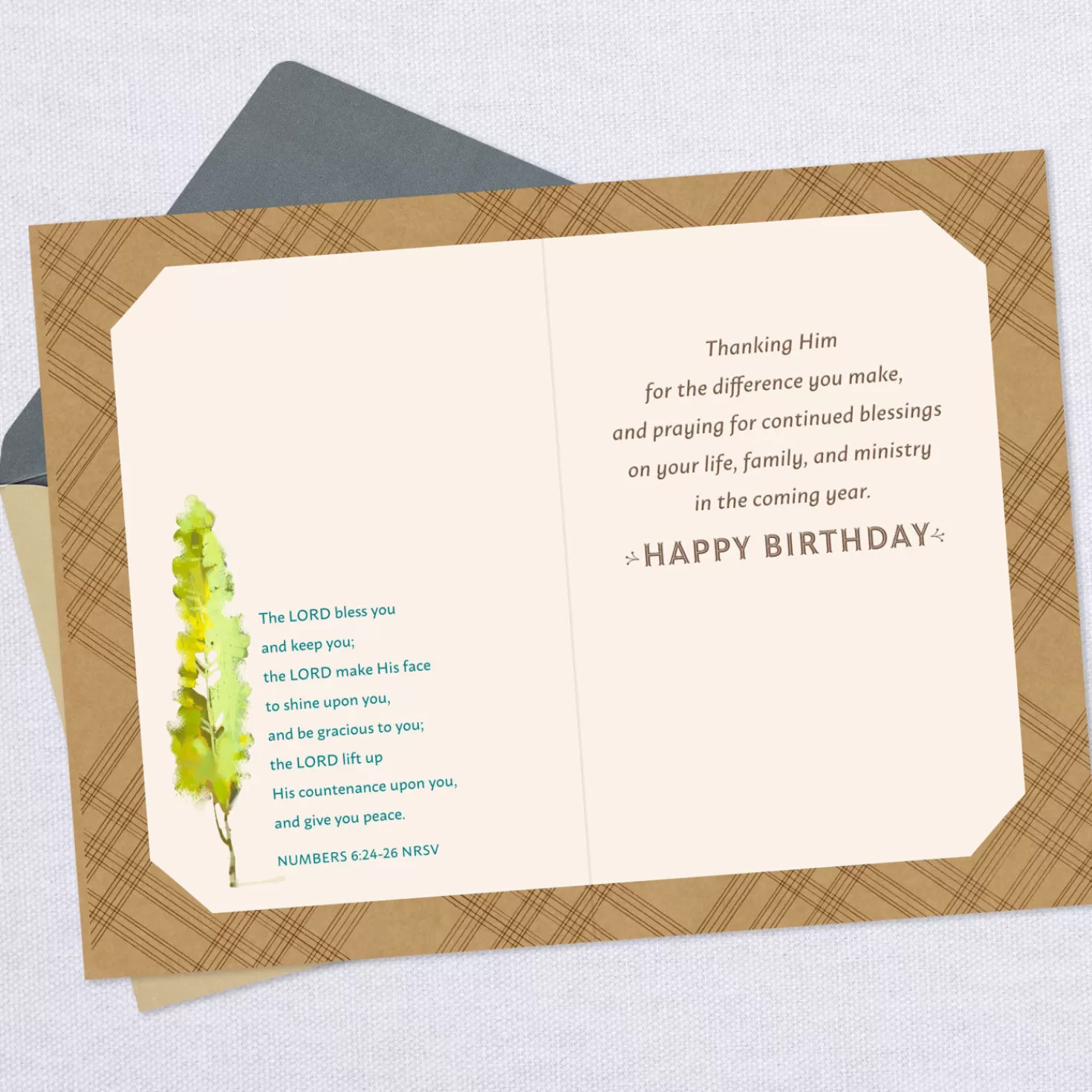 Birthday>Hallmark You Are God's Design Religious Birthday Card For Pastor
