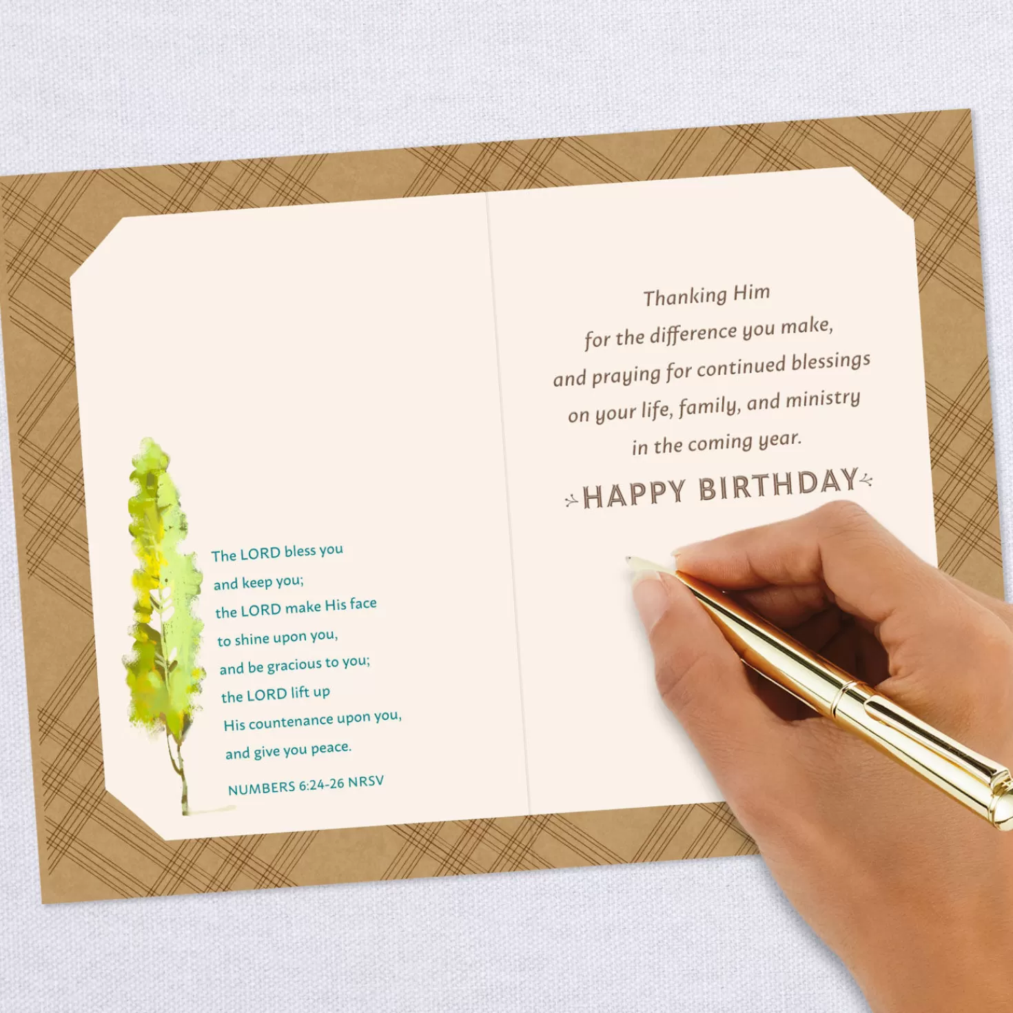 Birthday>Hallmark You Are God's Design Religious Birthday Card For Pastor