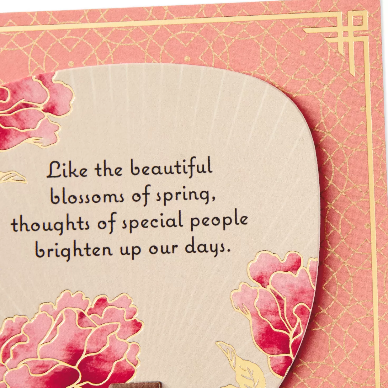 Birthday>Hallmark You Brighten Our Days Thinking Of You Card With Fan
