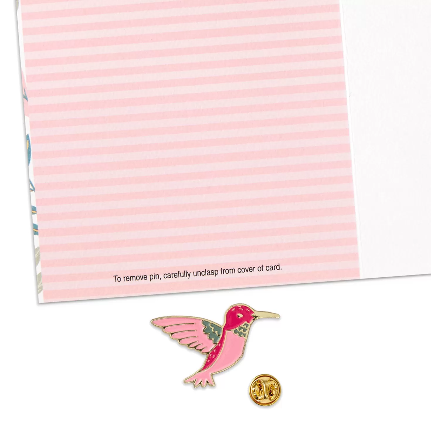 Birthday>Hallmark You Bring Happiness Birthday Card For Her With Enamel Hummingbird Pin