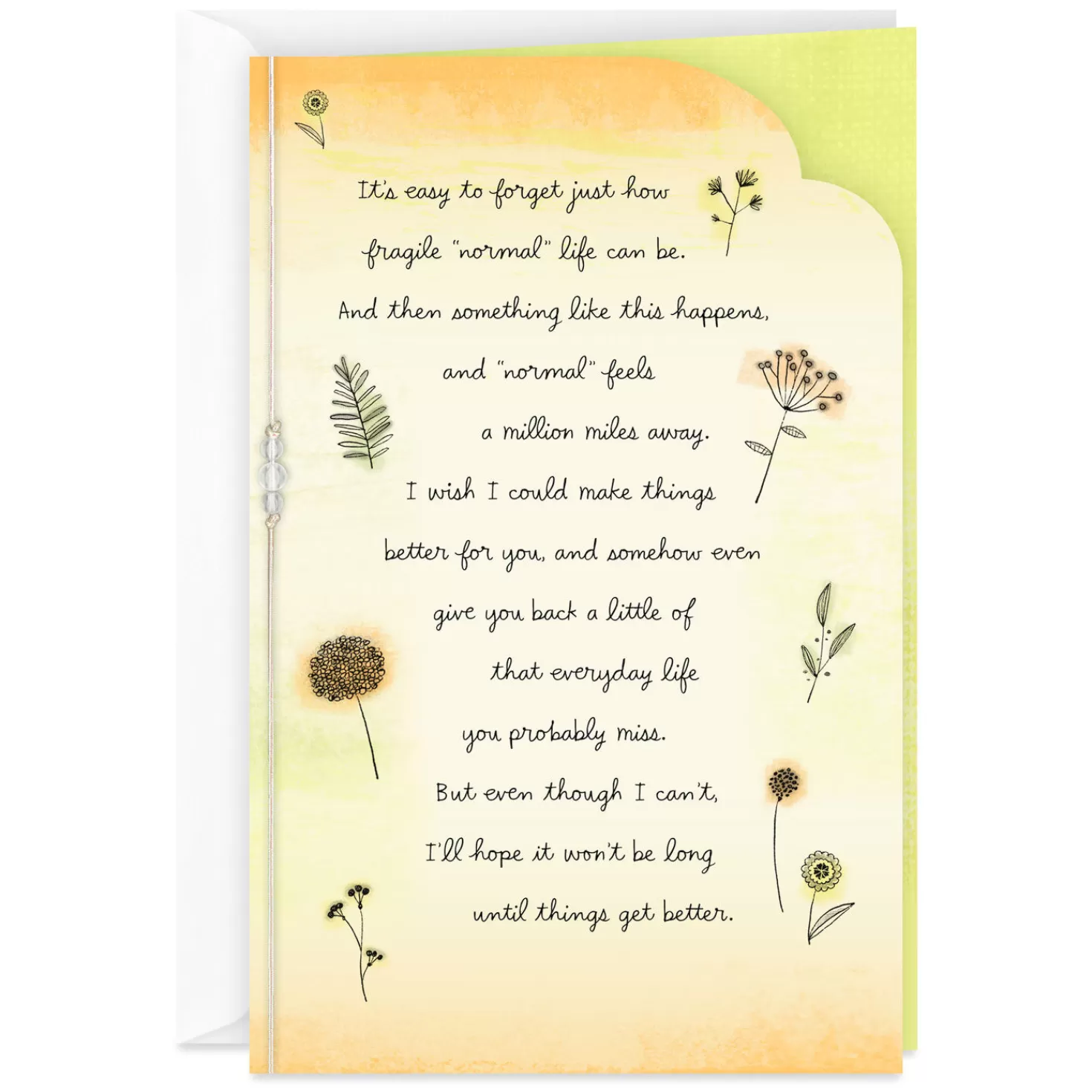 New You Can Lean On Me Encouragement Card Encouragement